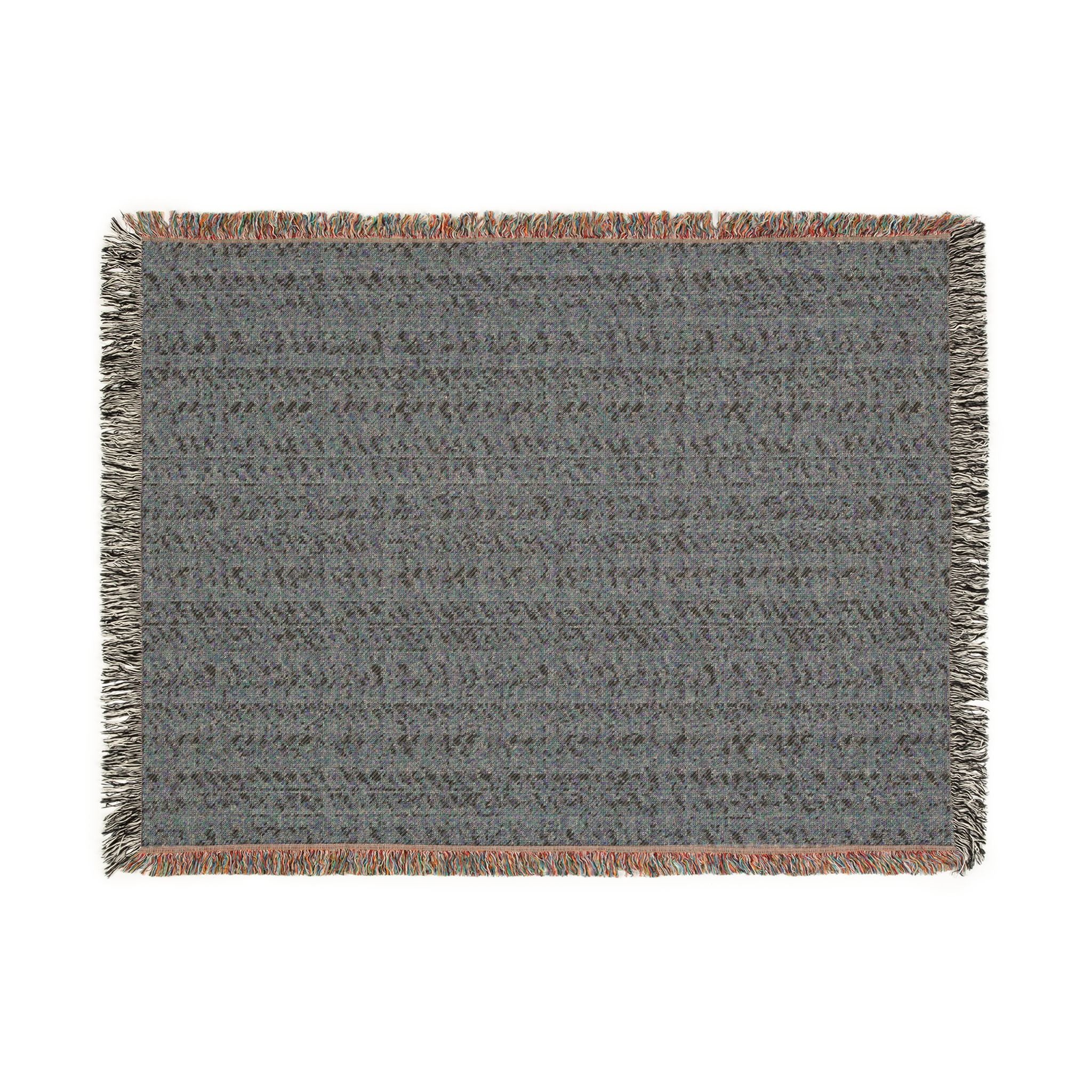 Plumstead Manor Textured Woven Throw Blanket — Reversible Striped Fringe Accent - Creations by Chris and Carlos