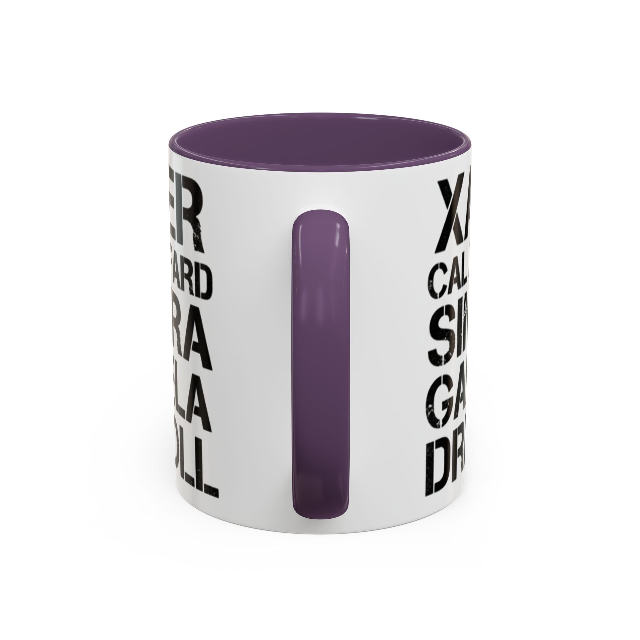 Paradise TV Show Typography Names Accent Coffee Mug — Bold Black Name List Design (11/15oz) - Creations by Chris and Carlos