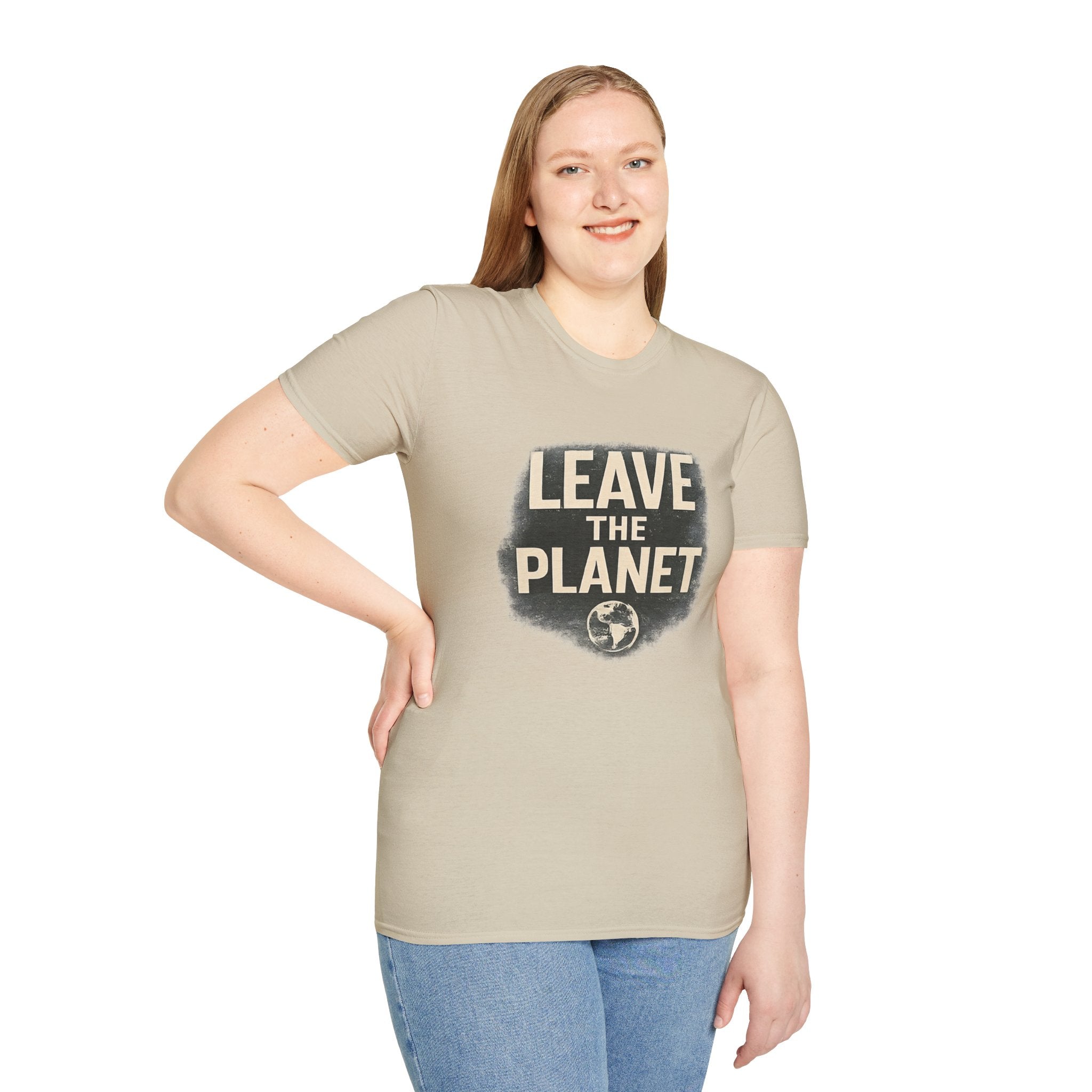 Leave the Planet T‑Shirt – Retro Space Graphic Tee - Creations by Chris and Carlos