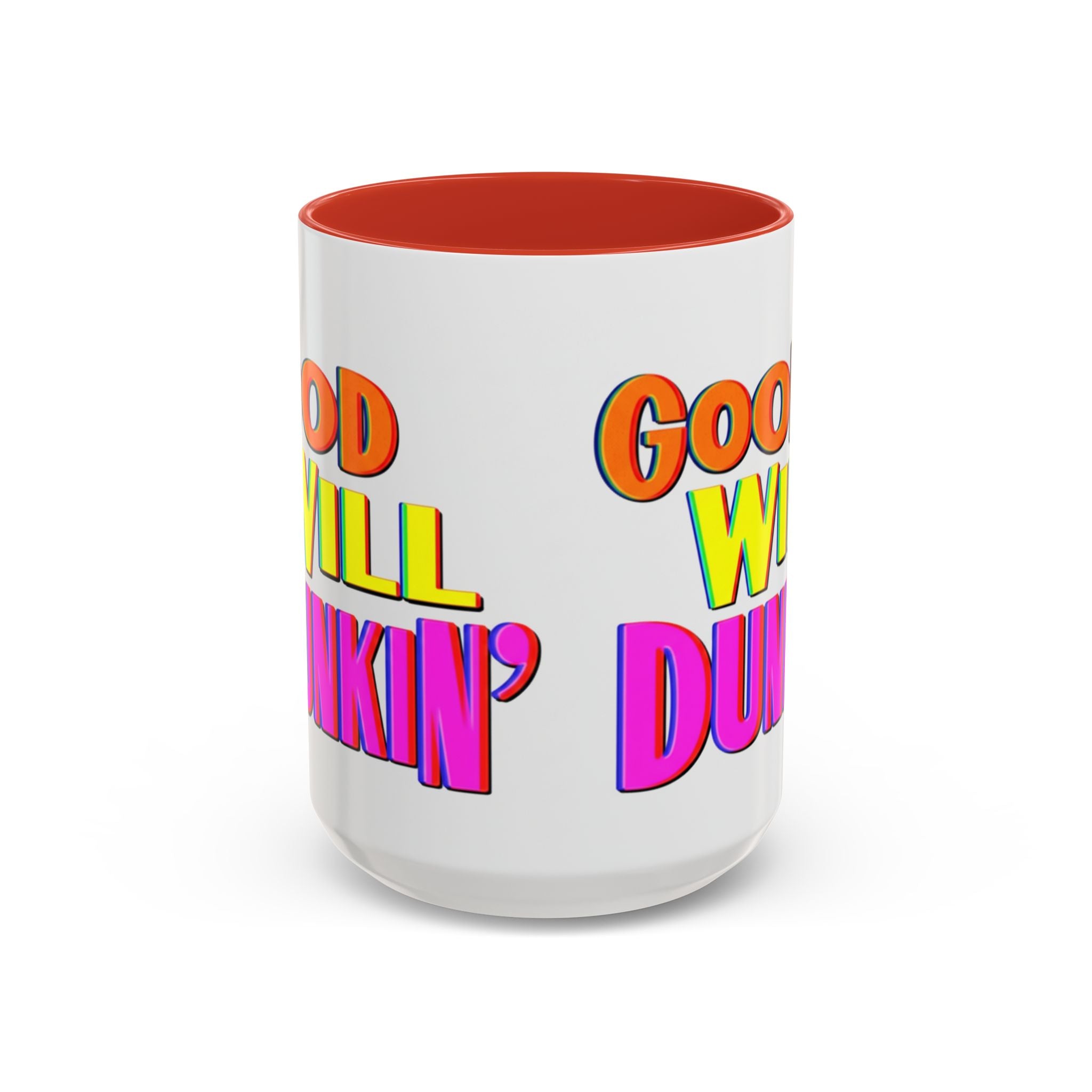 Good Will Dunkin' Coffee Mug — Colorful Retro Donut Lover Gift (11/15oz) - Creations by Chris and Carlos