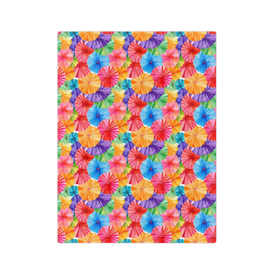 Sol y Alegría (Sun and Joy) Collection- Cactus Succulent Pattern Microfiber Blanket Soft Velveteen Throw for Home & Garden LoversTropical Parasol Velveteen Microfiber Blanket — Bright Floral Beach Umbrella Print, Cozy Travel & Home Throw - Creations by Chris and Carlos