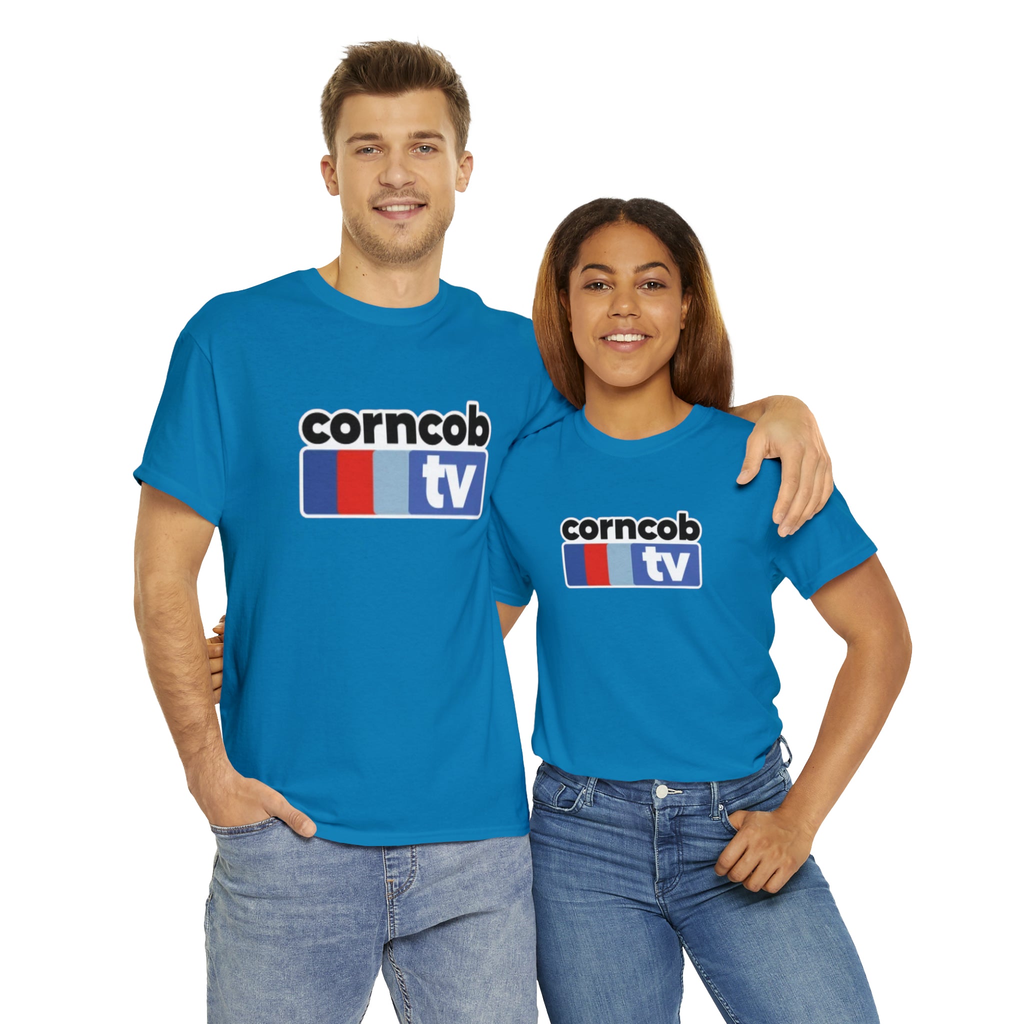 Corncob Tv- Unisex Heavy Cotton T-Shirt - Creations by Chris and Carlos