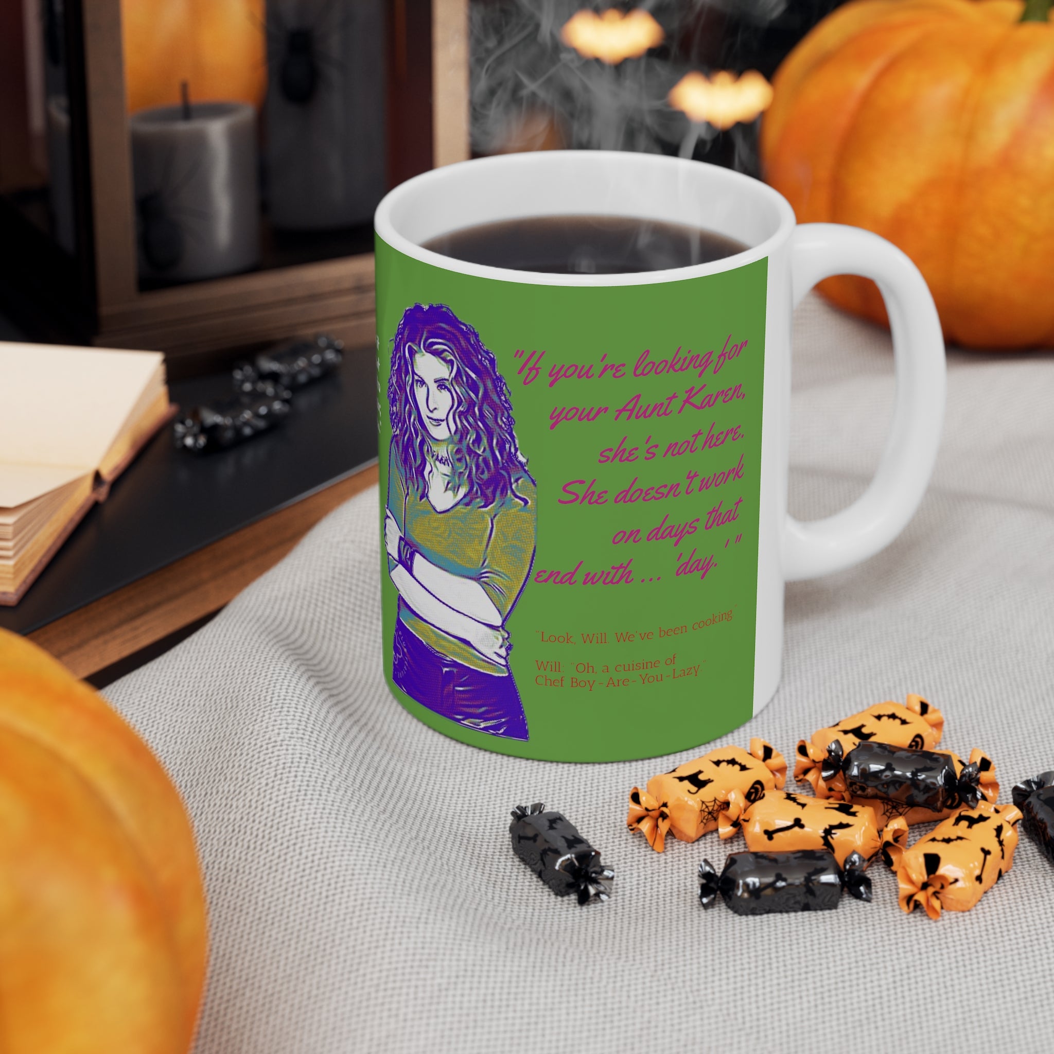 Will and Grace Grace Adler Quotes-  White Ceramic Mug - Creations by Chris and Carlos