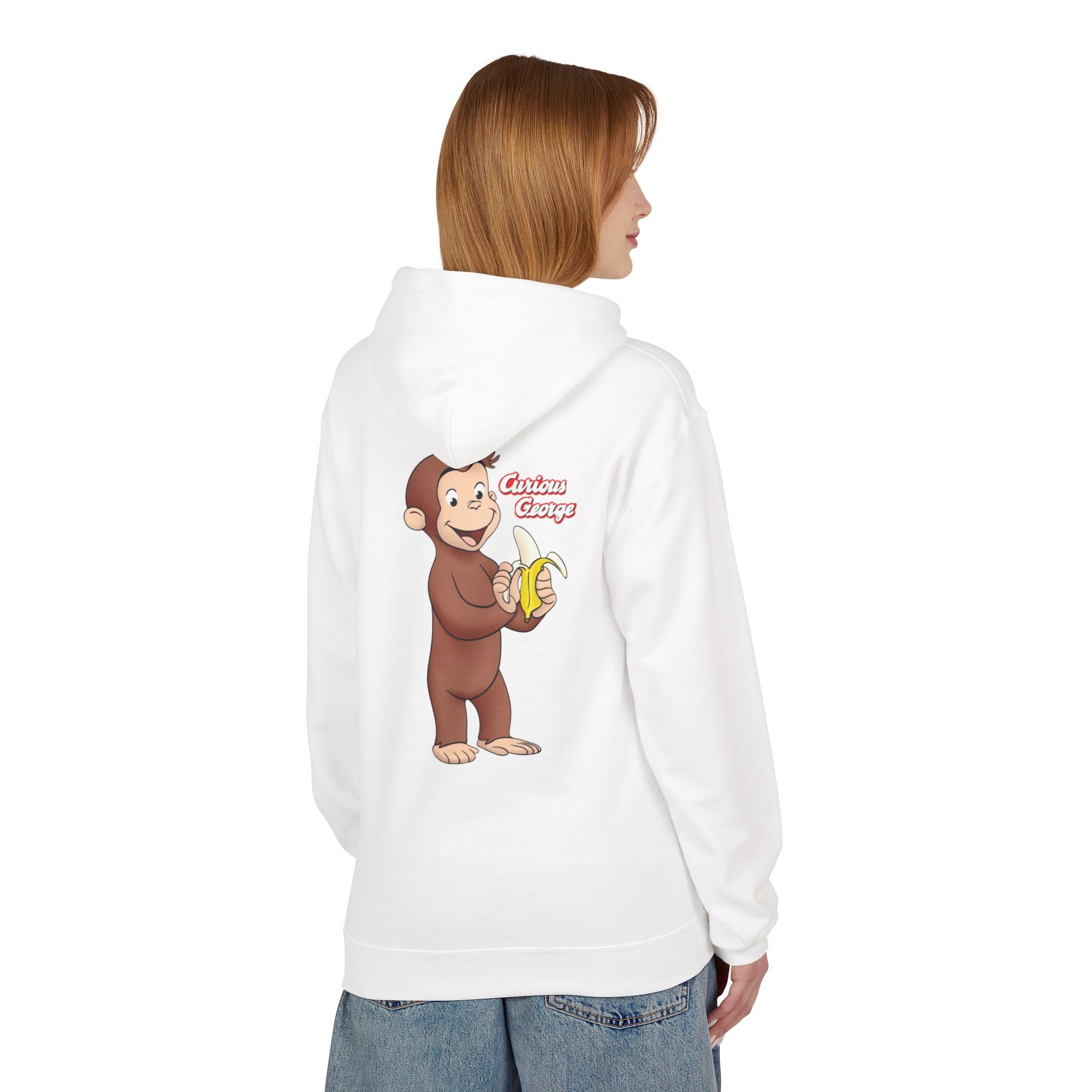 Hoodie — Curious George "Curious Monkey" Banana Graphic Fleece Hoodie - Creations by Chris and Carlos