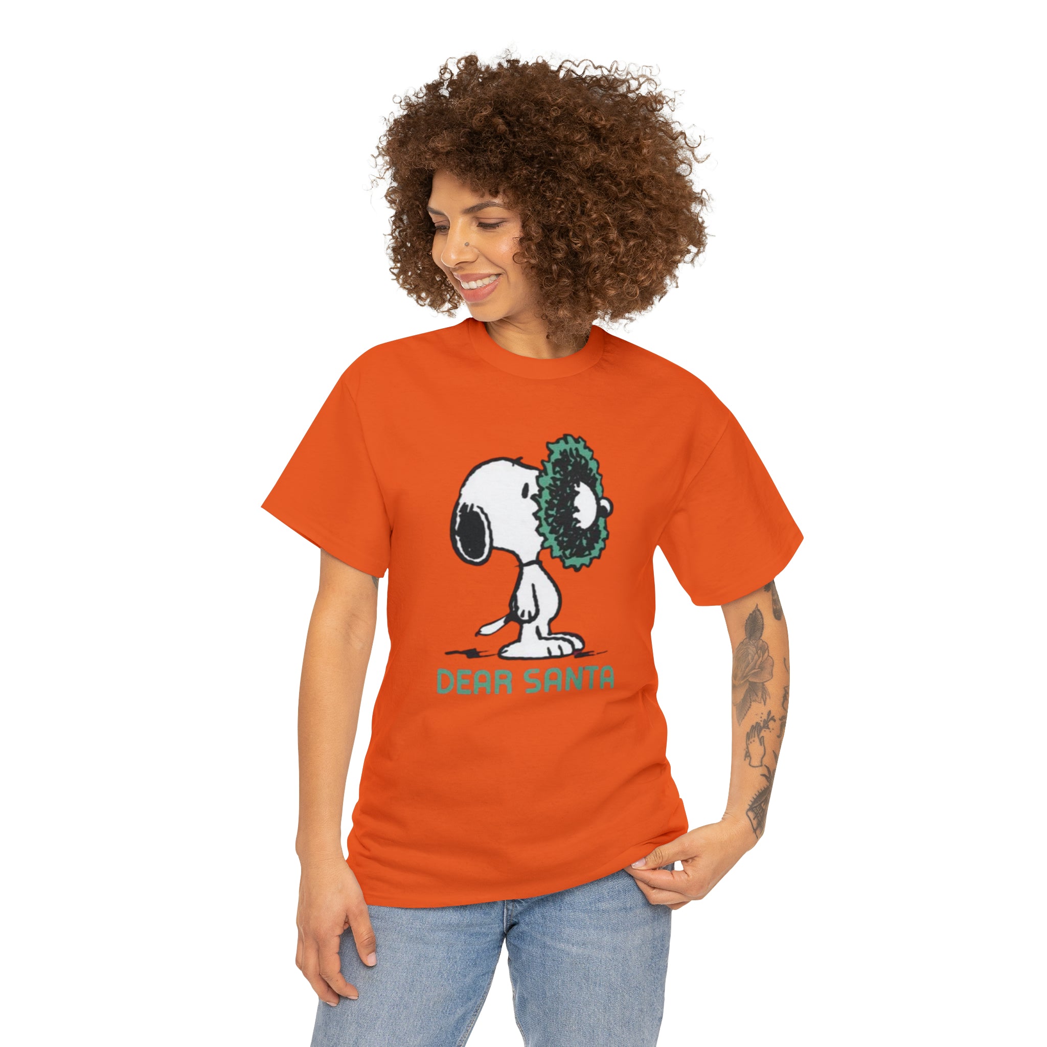 Snoopy- Unisex Heavy Cotton T-Shirt - Creations by Chris and Carlos