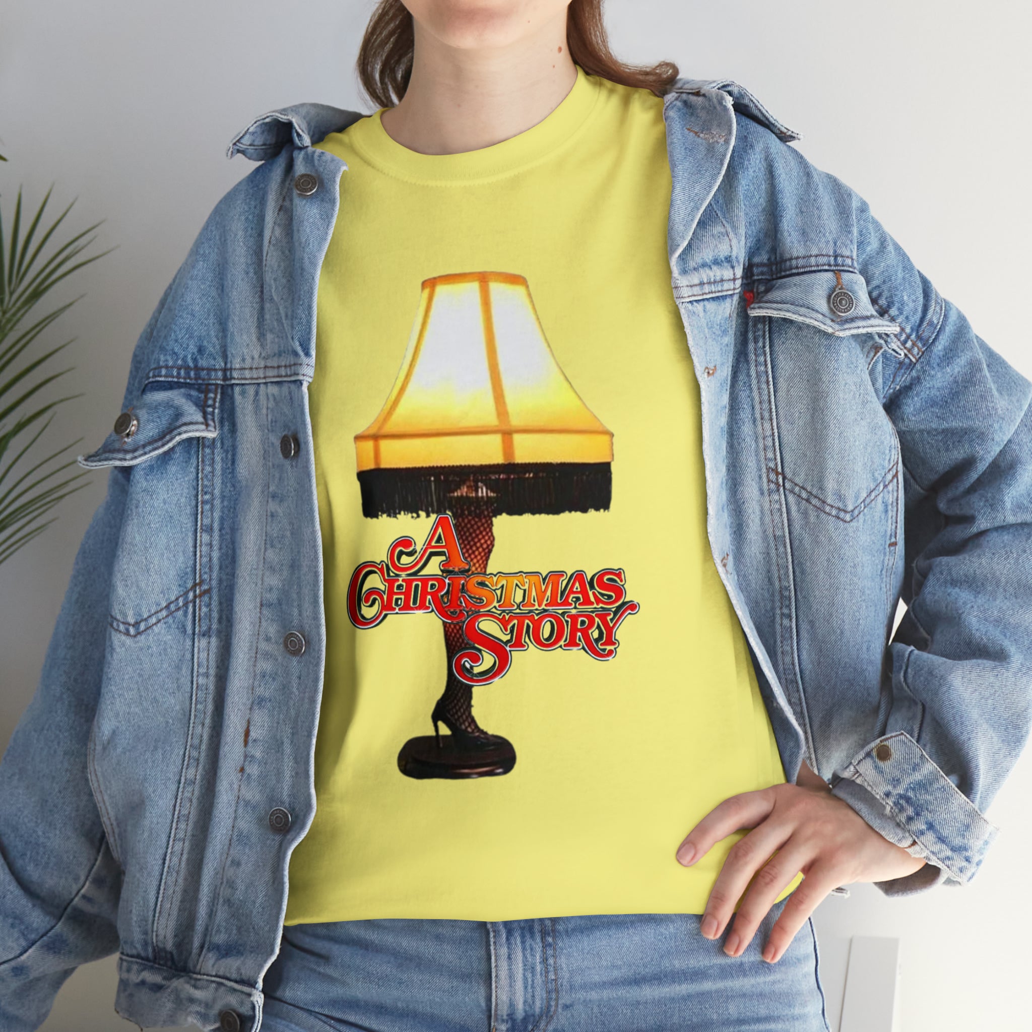 A Christmas Story- Leg Lamp Unisex Heavy Cotton T-Shirt - Creations by Chris and Carlos