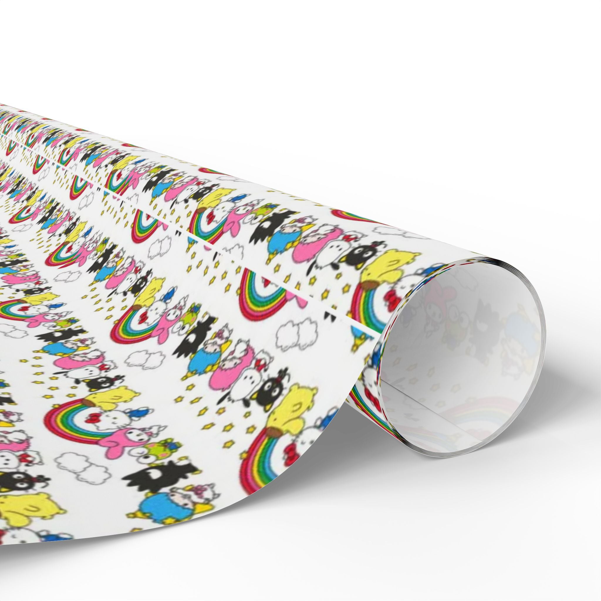 Unicorn & Rainbow Kids Wrapping Paper Roll — Cute Cartoon Gift Wrap for Birthdays & Baby Showers - Creations by Chris and Carlos