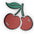 Headspace Hangs | Cherry Duo Shaped Pillow — Cute Fruit Decorative Throw Pillow