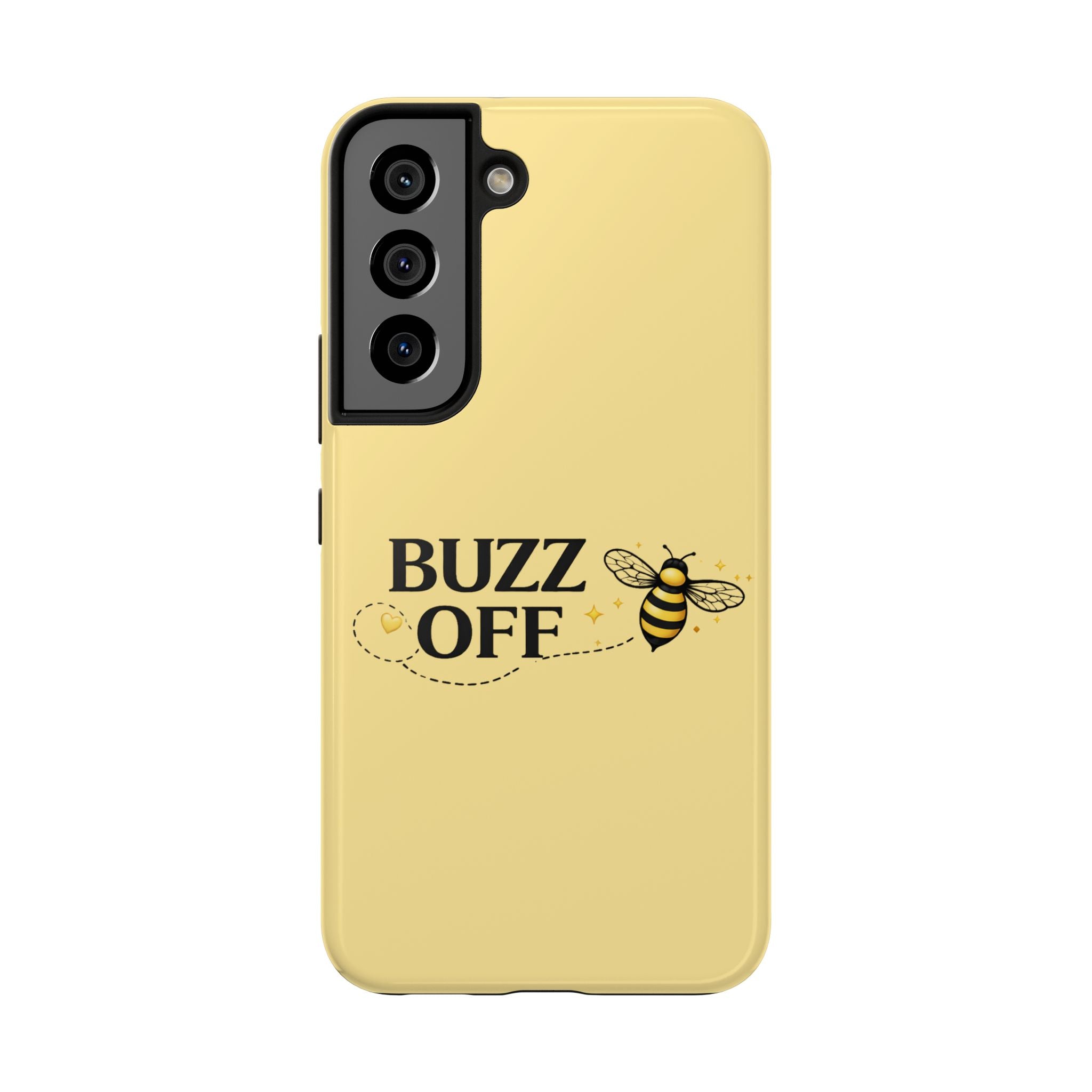 Buzz Off Bee Happy Always Phone Case - Creations by Chris and Carlos