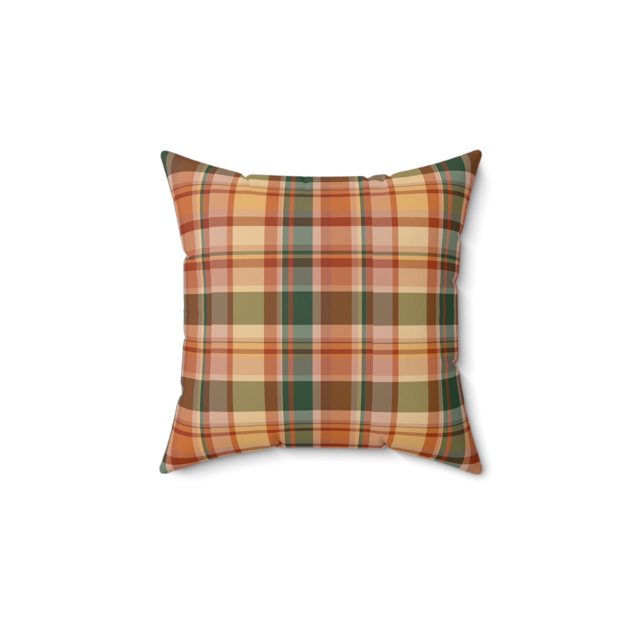 Old Soul Harvest™ Heirloom Plaid Throw Pillow - Throw Pillow from Old Soul Harvest Campfire Circle