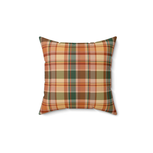 Old Soul Harvest™ Heirloom Plaid Throw Pillow - Throw Pillow from Old Soul Harvest Campfire Circle