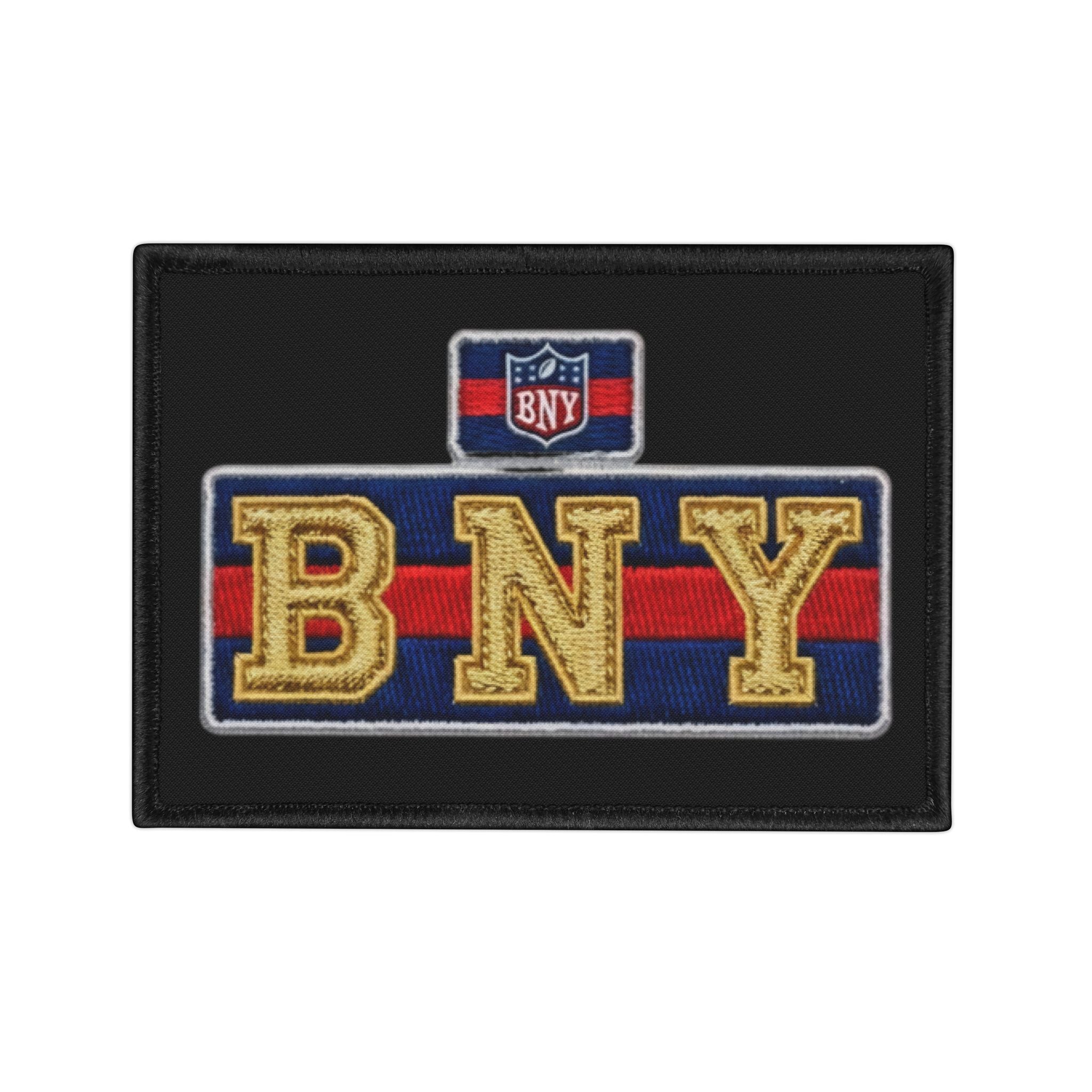 BNY Iron-On Patch — Retro Lettering Badge for Jackets, Bags & Denim - Creations by Chris and Carlos