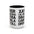 Paradise TV Show Typography Names Accent Coffee Mug — Bold Black Name List Design (11/15oz) - Creations by Chris and Carlos