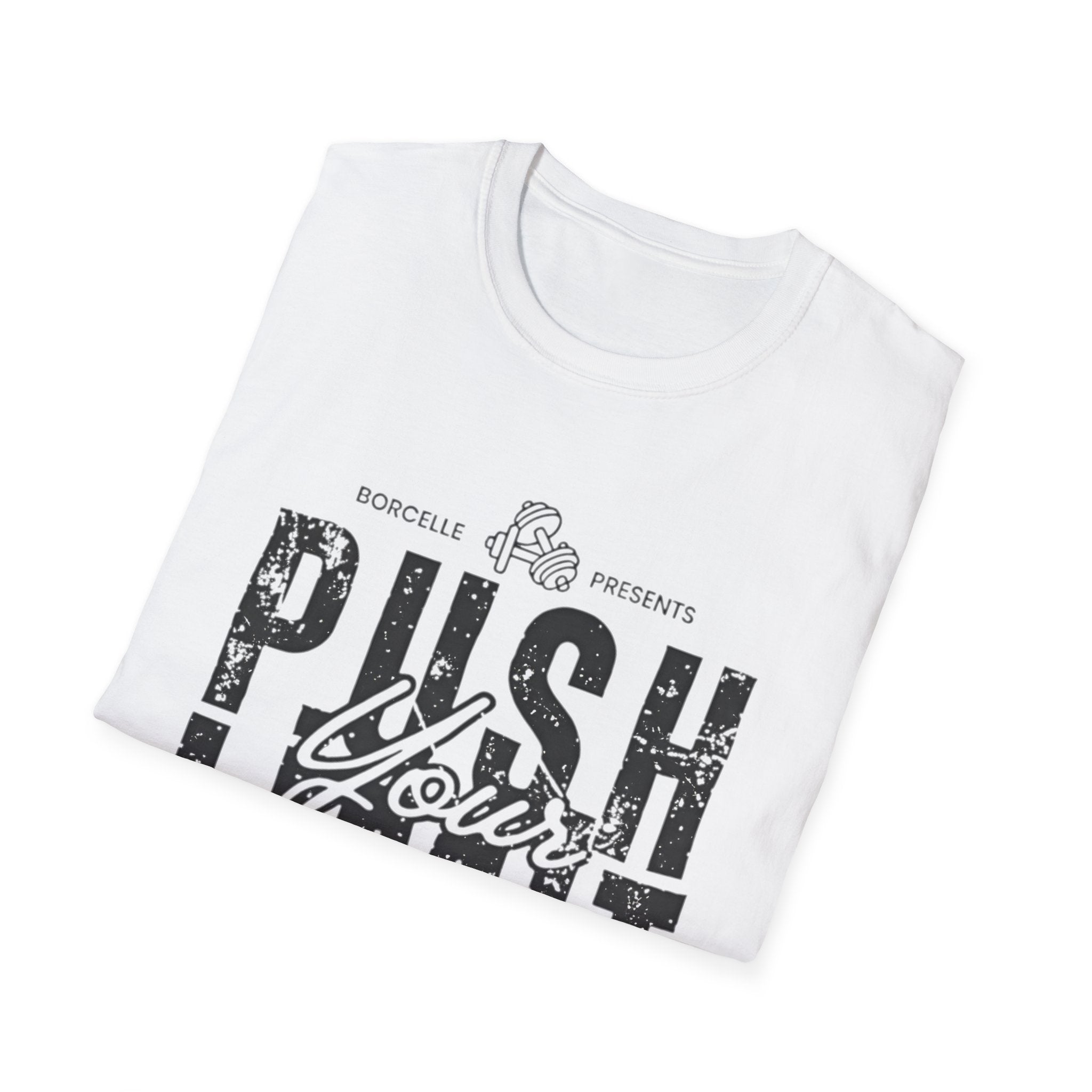 Push Your Limit T-Shirt — Motivational Gym Workout Tee - Creations by Chris and Carlos