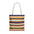 The Tailgate Crew- Stylish Stripes Tote Bag, Trendy Beach Bag, Reusable Shopping Tote