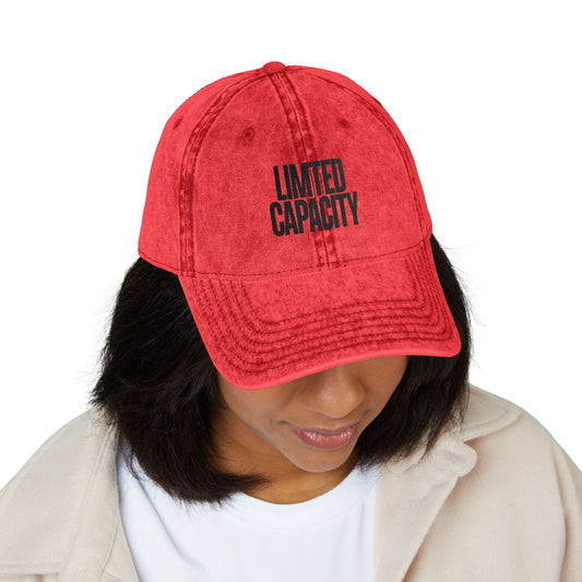 Limited Capacity Vintage Embroidered Cap - Creations by Chris and Carlos