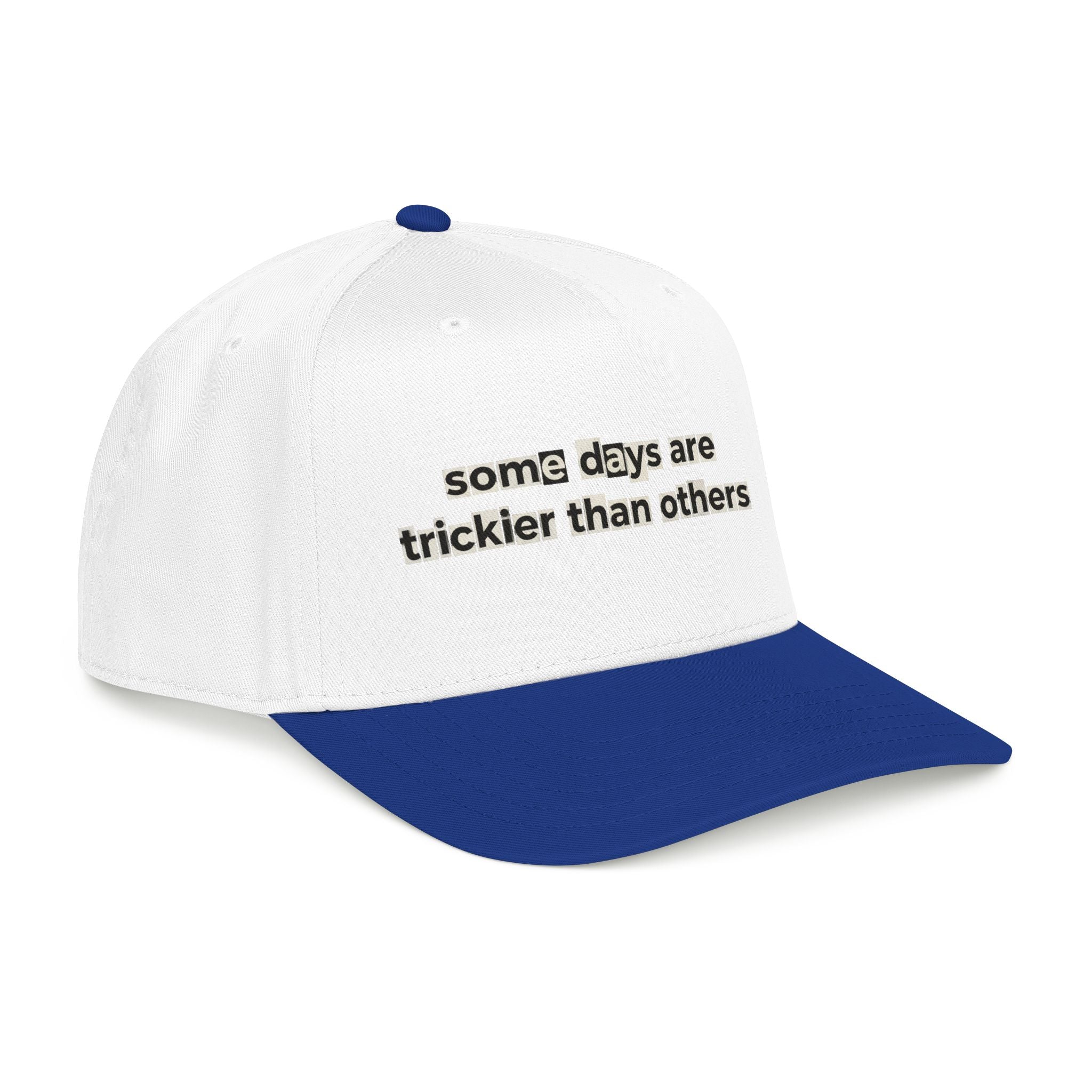 Baseball Cap — "Some Days Are Trickier Than Others" Patch - Creations by Chris and Carlos