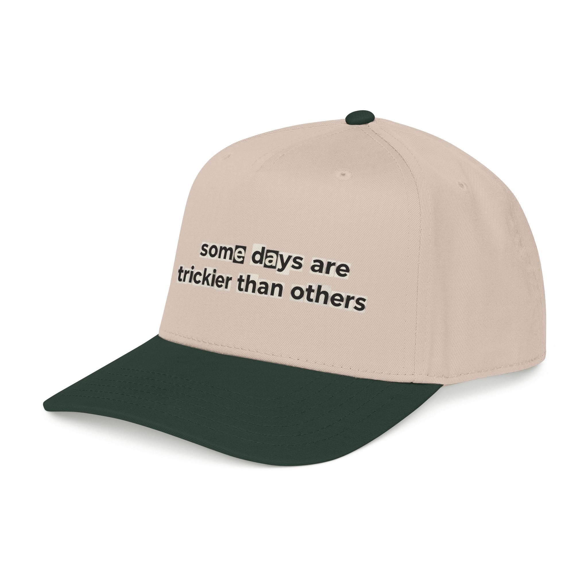 Baseball Cap — "Some Days Are Trickier Than Others" Patch - Creations by Chris and Carlos