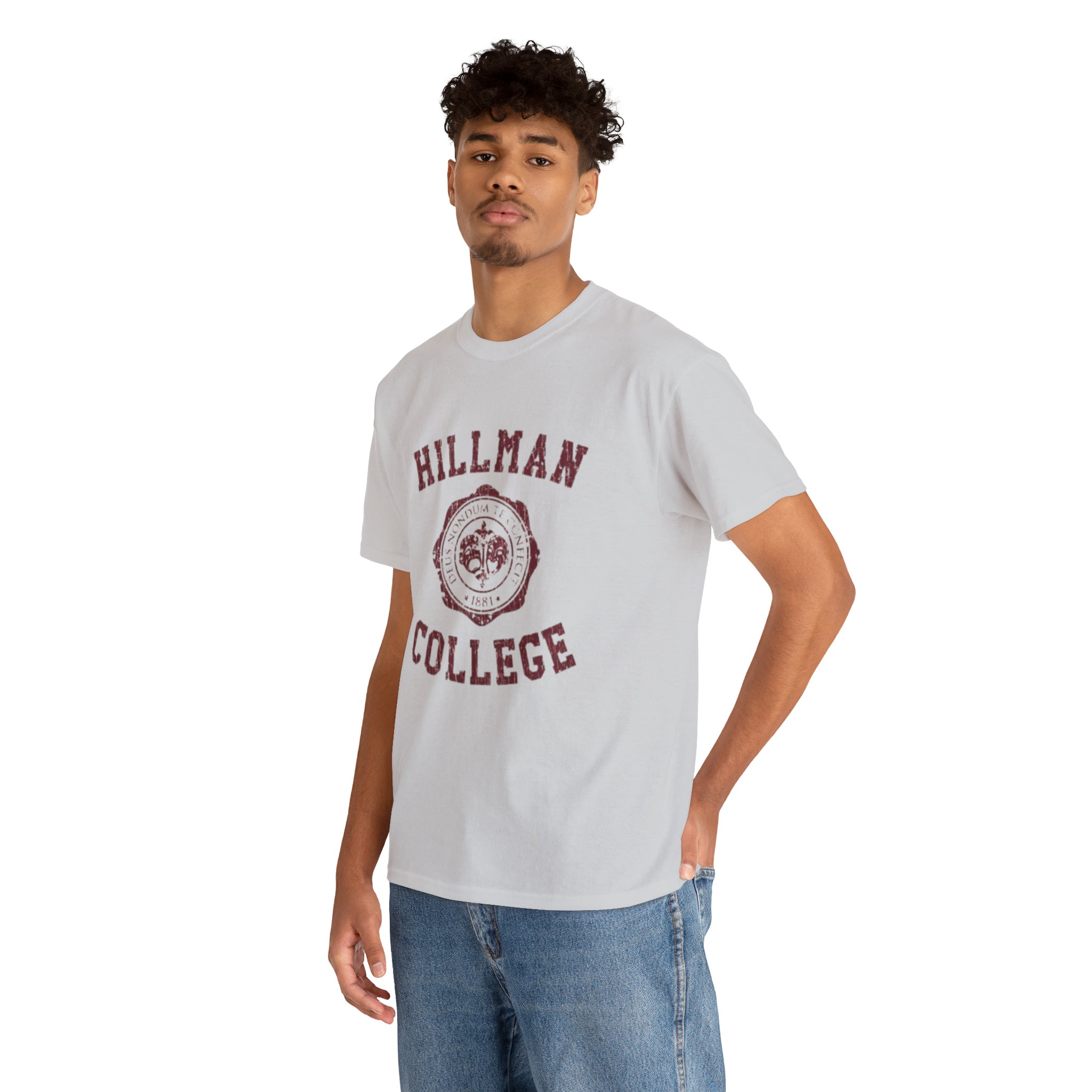 Hillman College- Unisex Heavy Cotton T-Shirt - Creations by Chris and Carlos