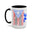 Vibrant Personalized Mugs, Colorful Coffee Mug, Gift for Coffee Lovers, Custom Text Mug, Unique Kitchen Decor