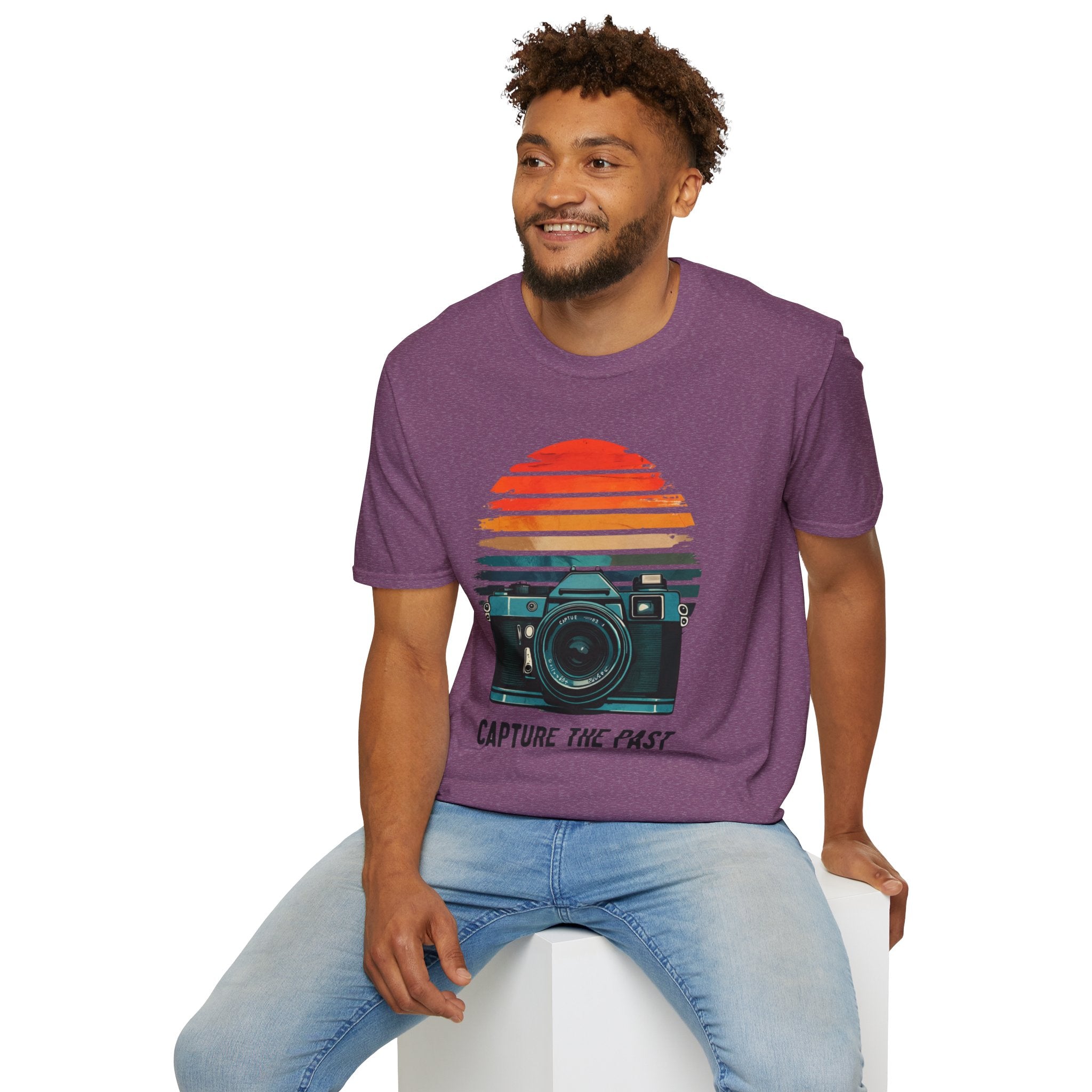 Capture The Past Camera T-Shirt — Vintage Retro Photography Tee - Creations by Chris and Carlos