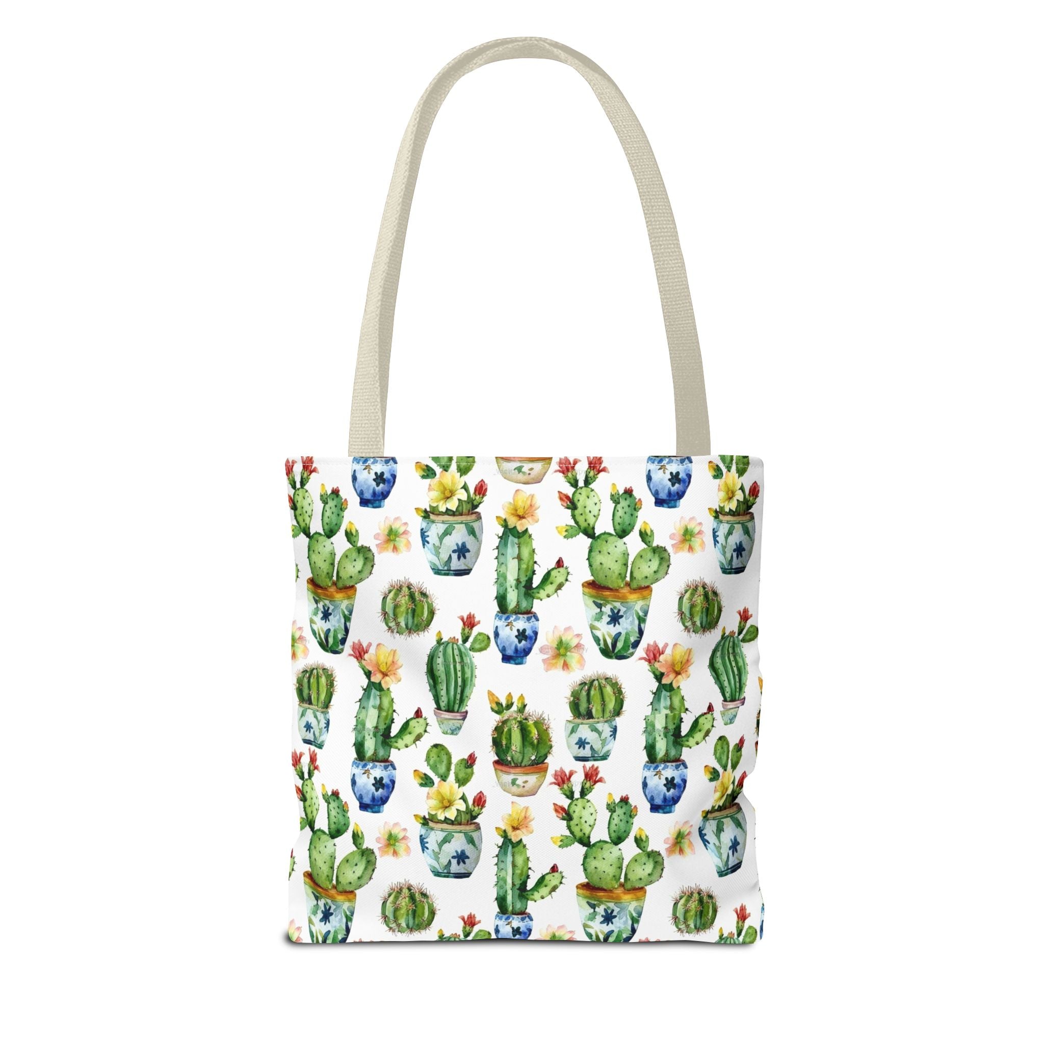 Sol y Alegría (Sun and Joy) Collection- Cactus Succulent Pattern Microfiber Blanket Soft Velveteen Throw for Home & Garden Lovers Cactus Watercolor Tote Bag – Floral Potted Succulent Pattern All-Over Print - Creations by Chris and Carlos