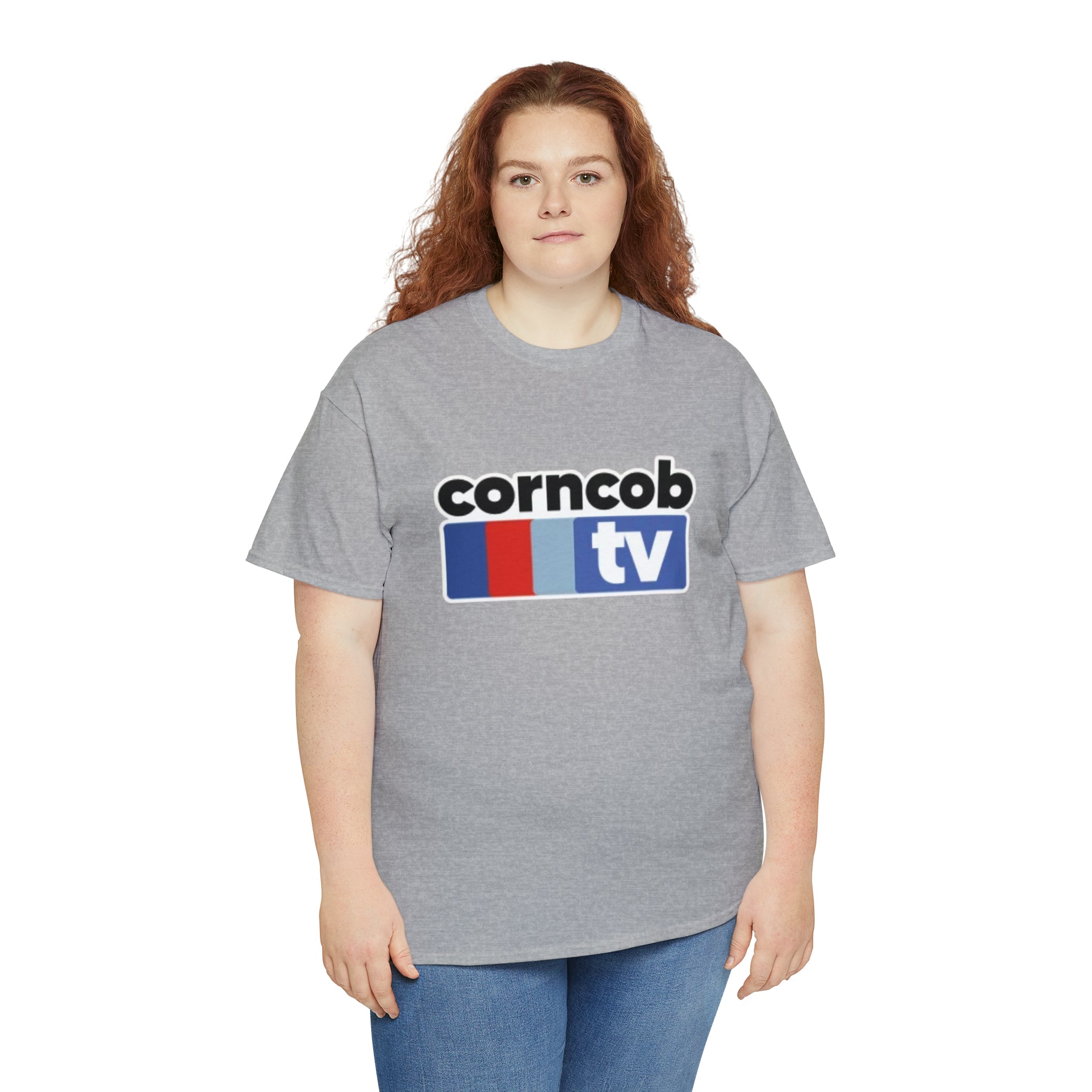 Corncob Tv- Unisex Heavy Cotton T-Shirt - Creations by Chris and Carlos
