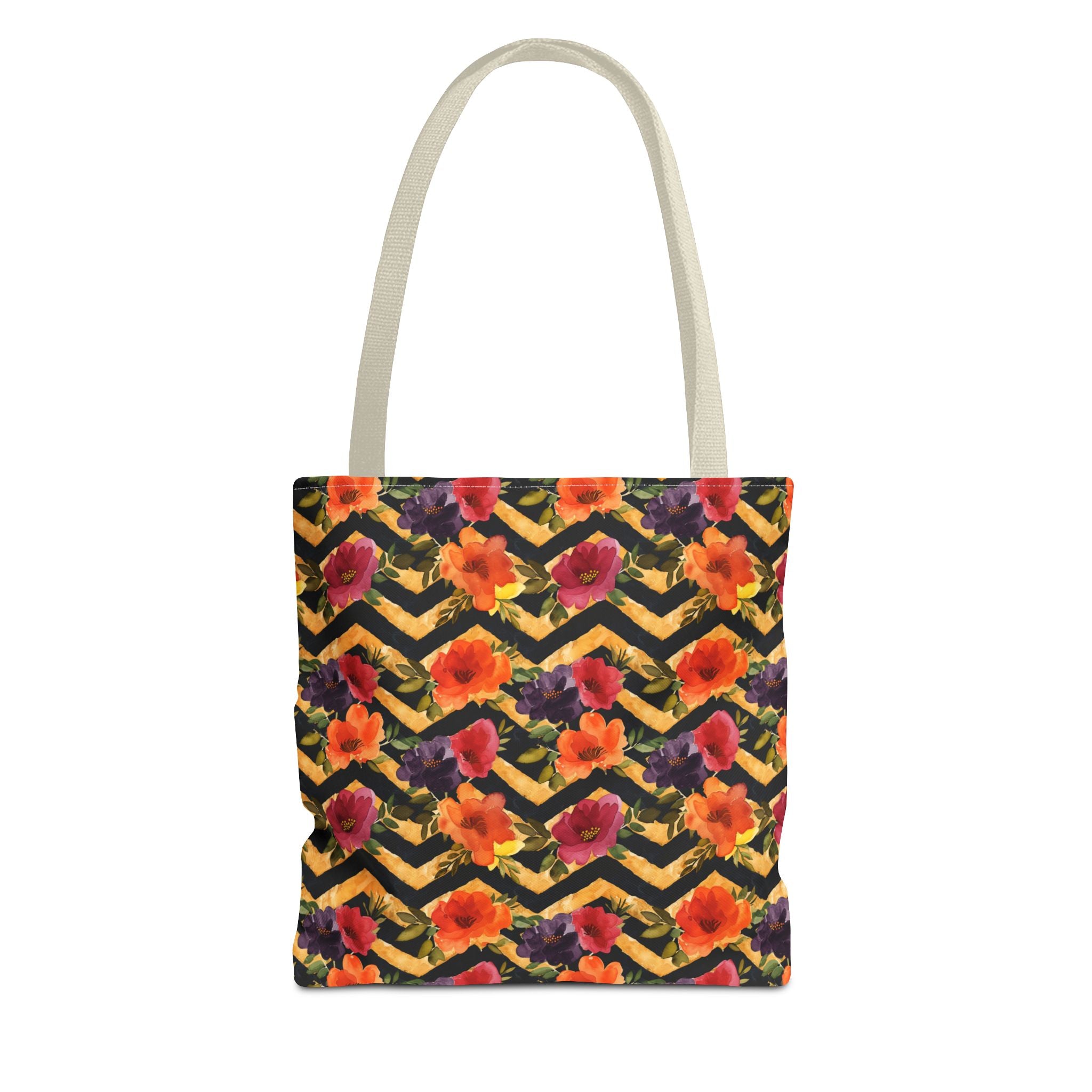 Sol y Alegría (Sun and Joy) Collection- Cactus Succulent Pattern Microfiber Blanket Soft Velveteen Throw for Home & Garden Lovers Floral Chevron Tote Bag — Bright Orange & Pink All-Over-Print Beach Shopper - Creations by Chris and Carlos