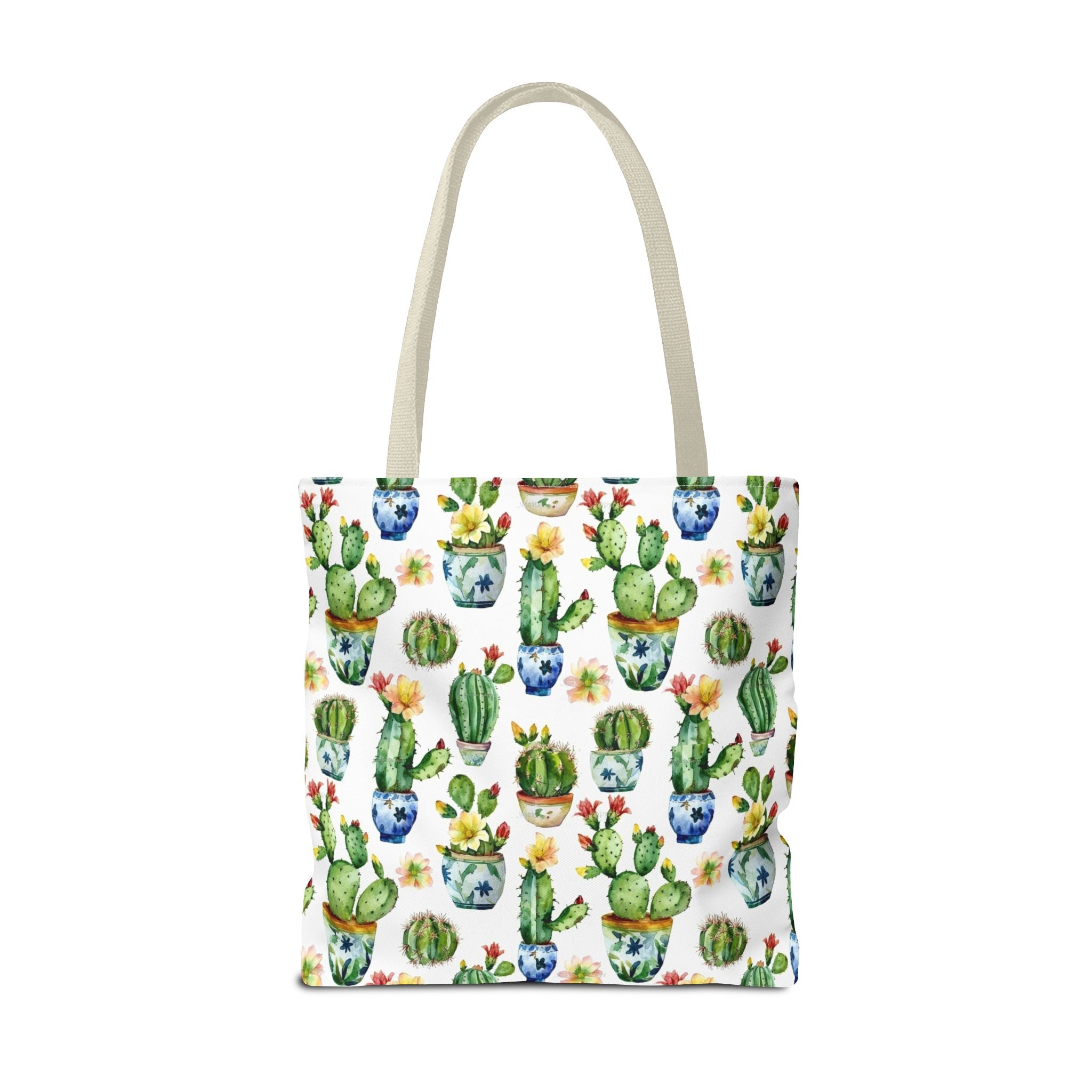 Sol y Alegría (Sun and Joy) Collection- Cactus Succulent Pattern Microfiber Blanket Soft Velveteen Throw for Home & Garden Lovers Cactus Watercolor Tote Bag – Floral Potted Succulent Pattern All-Over Print - Creations by Chris and Carlos