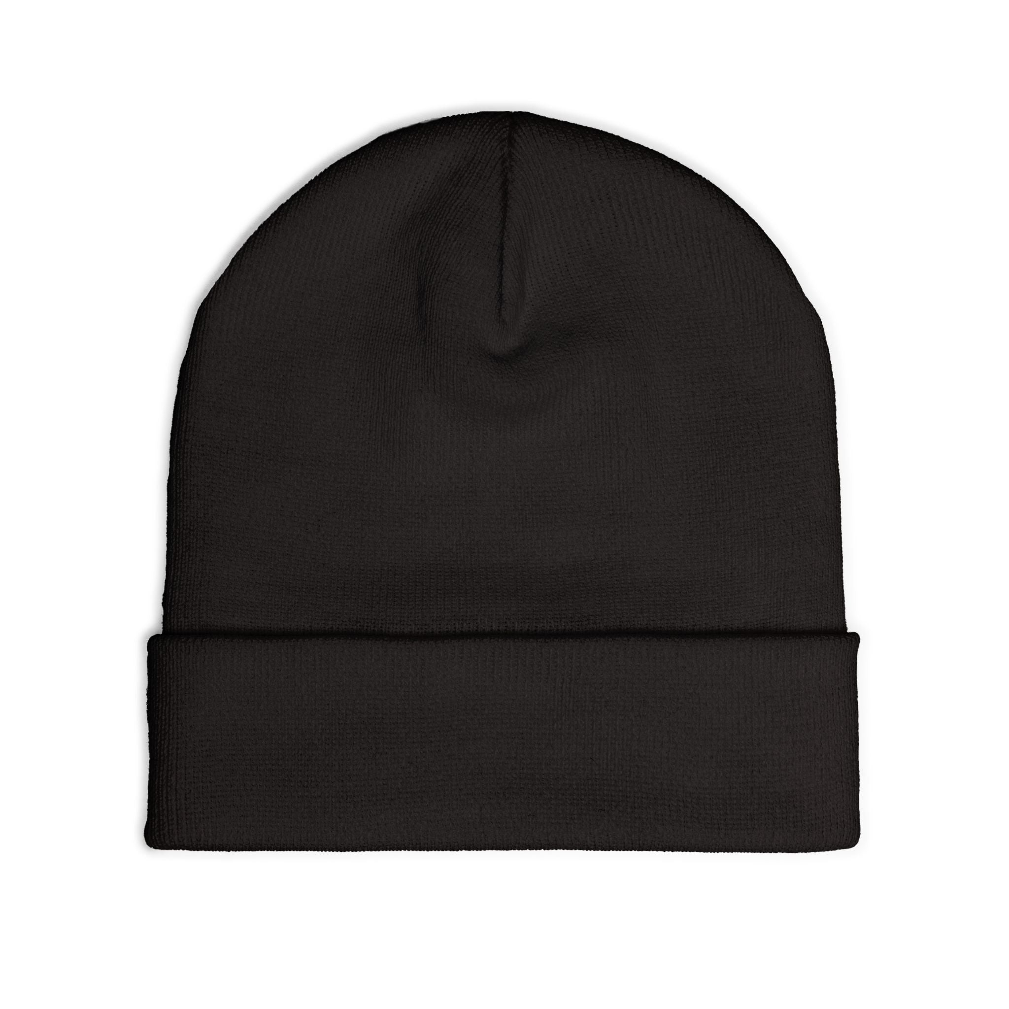 BNY Embroidered Knit Beanie – Vintage Letter Patch Winter Hat - Creations by Chris and Carlos