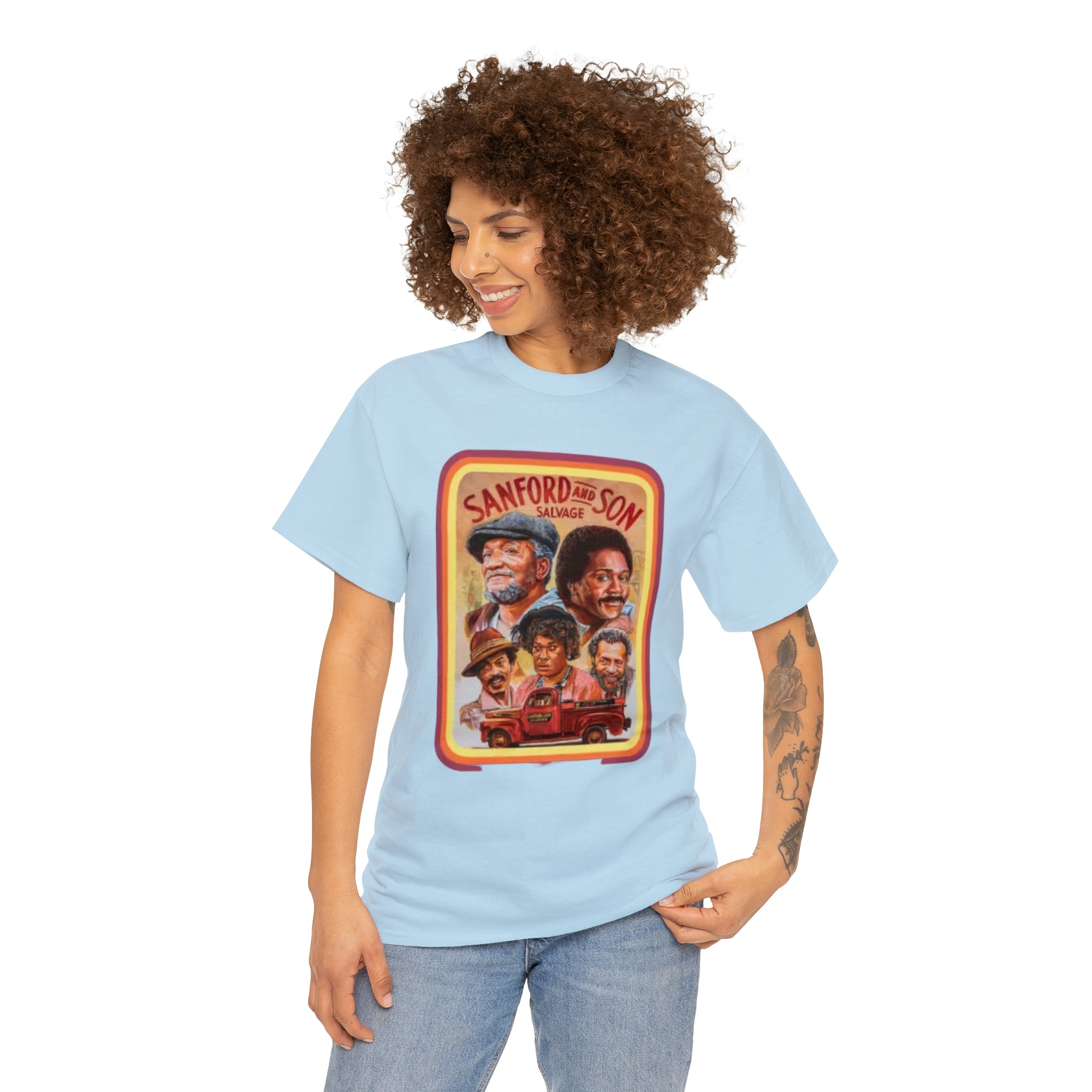Sandford and Son 70's TV Show- Unisex Heavy Cotton T-Shirt - Creations by Chris and Carlos