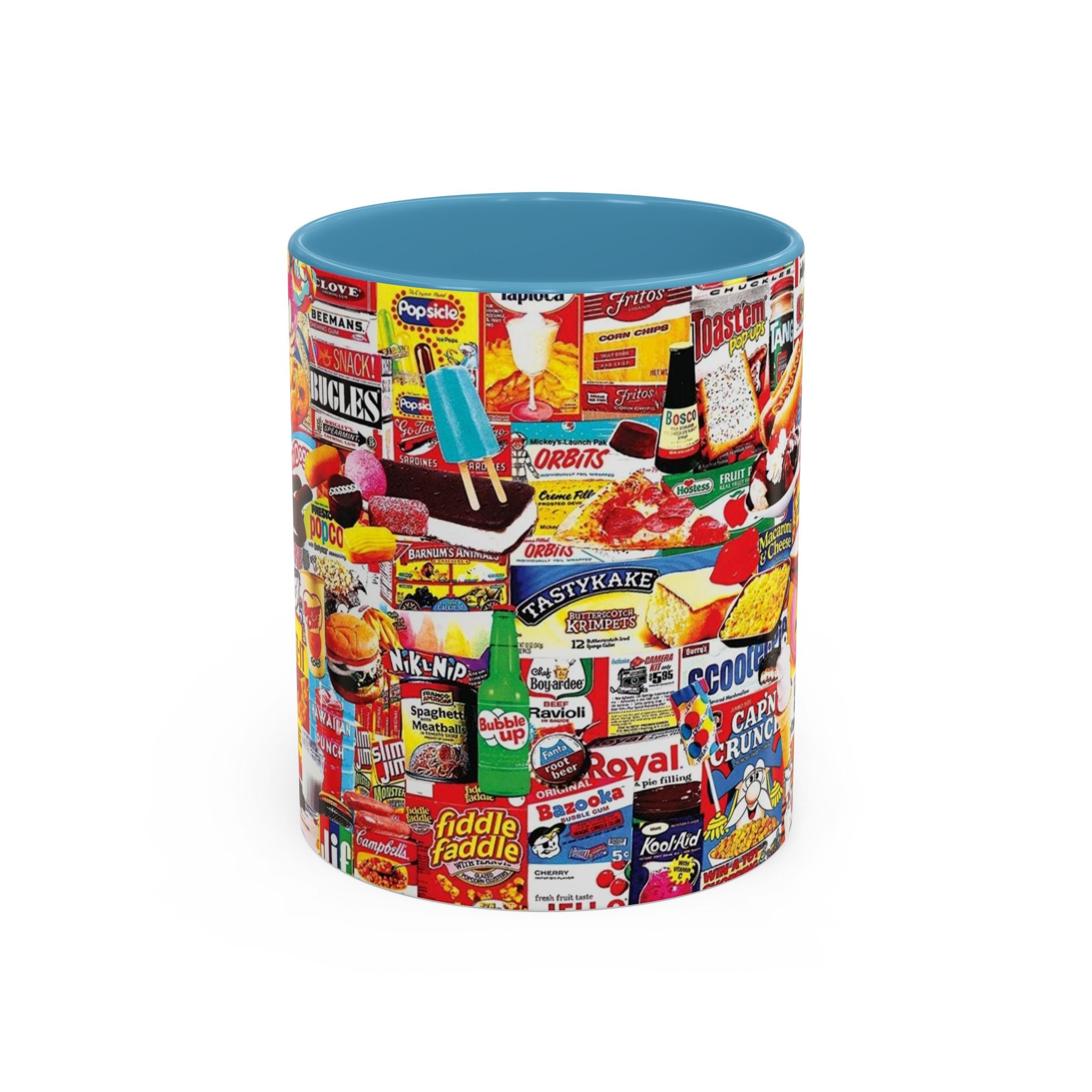 Vintage Snack Packaging Collage Coffee Mug (11/15oz) - Creations by Chris and Carlos