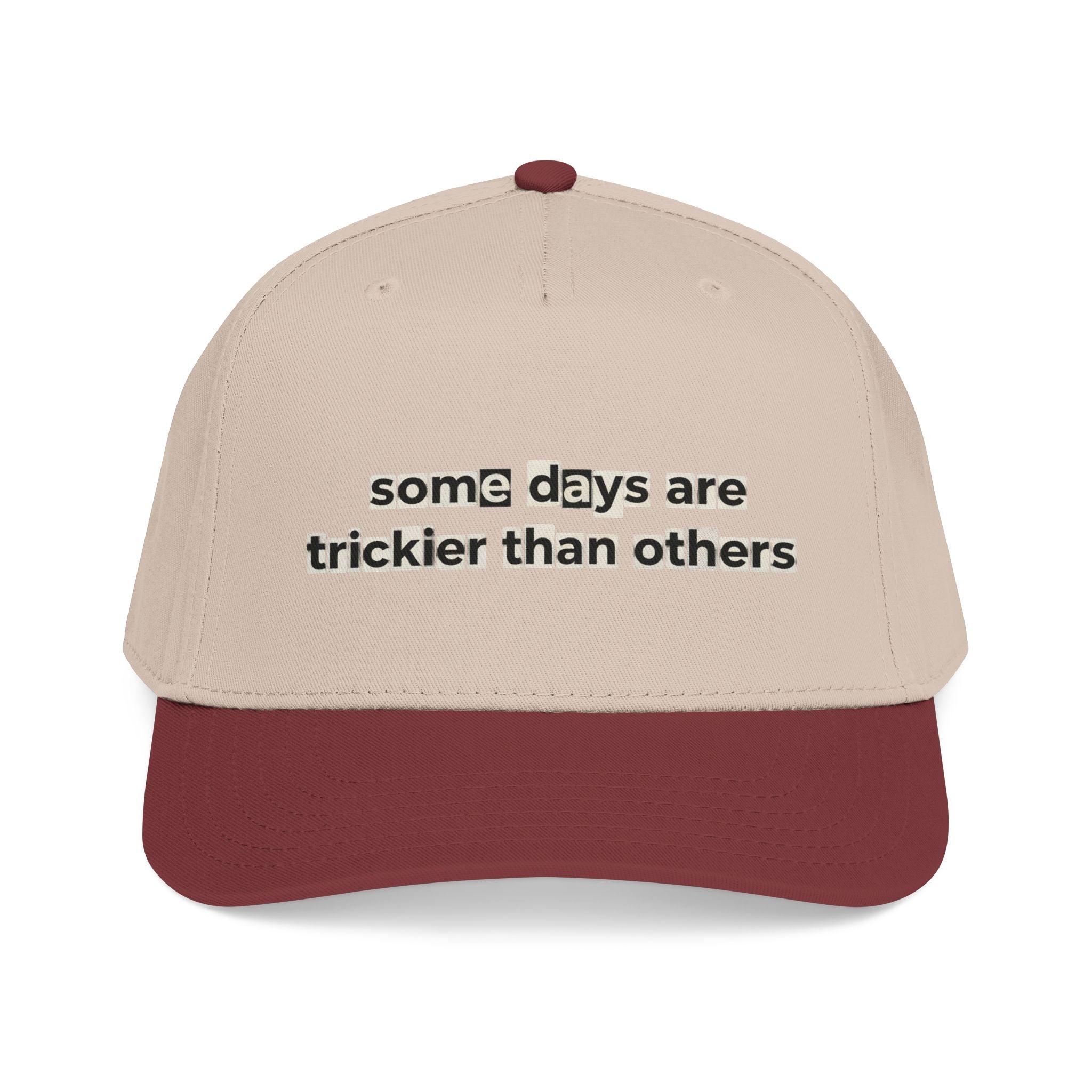 Baseball Cap — "Some Days Are Trickier Than Others" Patch - Creations by Chris and Carlos