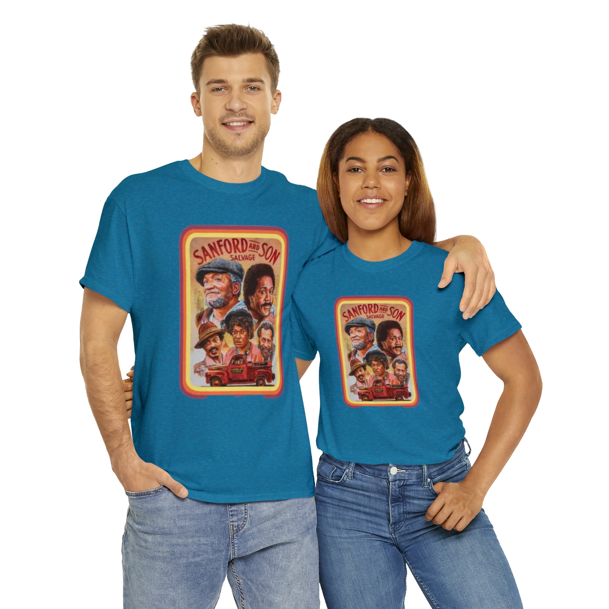 Sandford and Son 70's TV Show- Unisex Heavy Cotton T-Shirt - Creations by Chris and Carlos