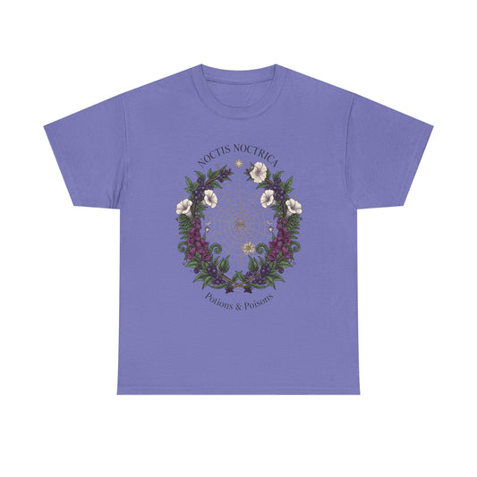 Floral Dreamcatcher Tee — "Noctis Noctraq" Protection & Purification T-Shirt - Creations by Chris and Carlos