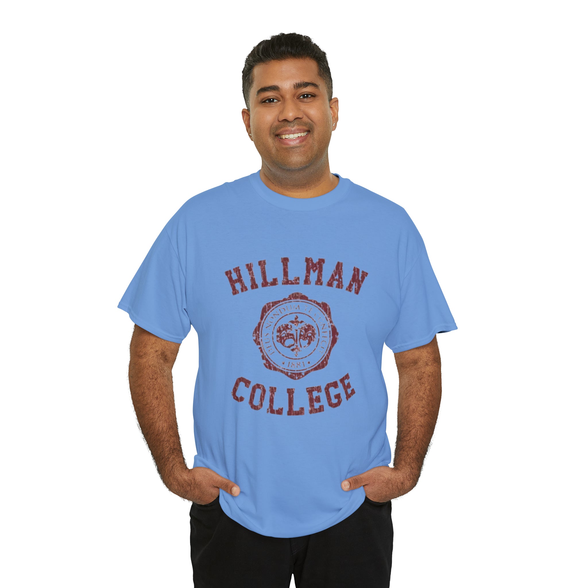 Hillman College- Unisex Heavy Cotton T-Shirt - Creations by Chris and Carlos
