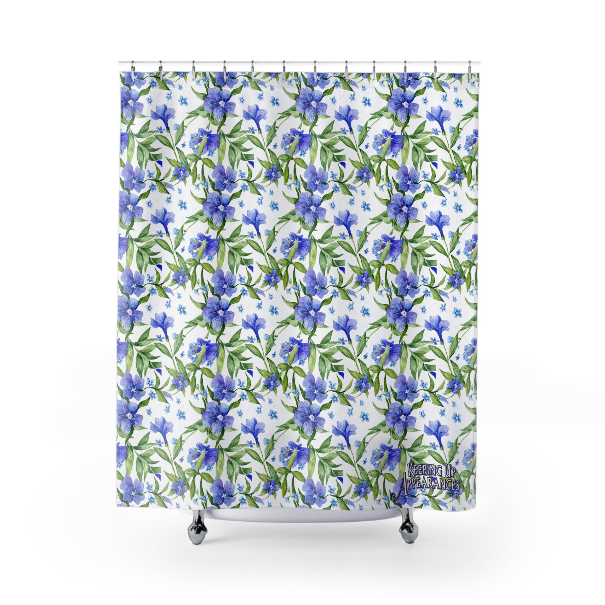 Keeping Up Appearances 90's TV Show Purple Perry winkles- Shower Curtains - Creations by Chris and Carlos