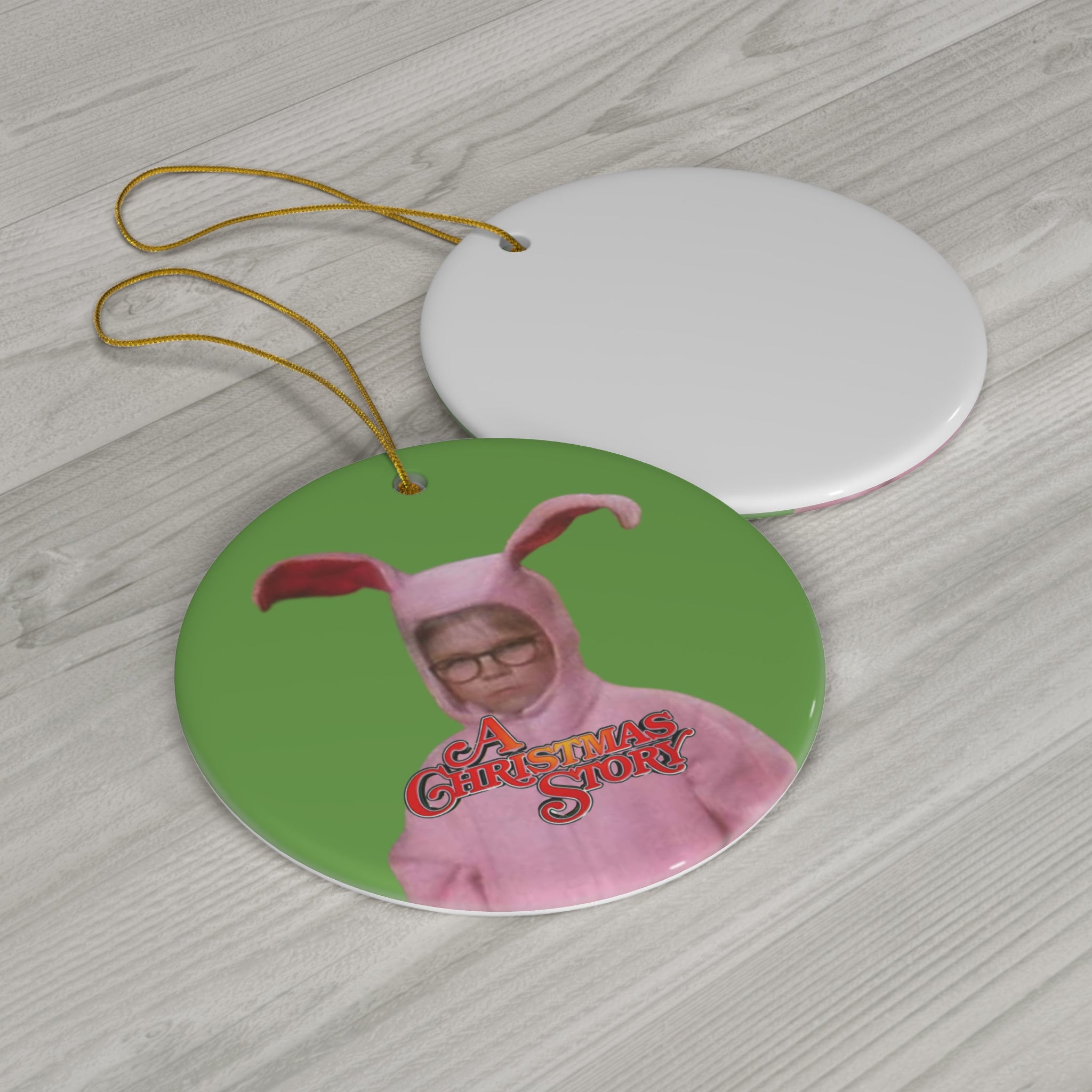 A Christmas Story- Ceramic Ornament - Creations by Chris and Carlos