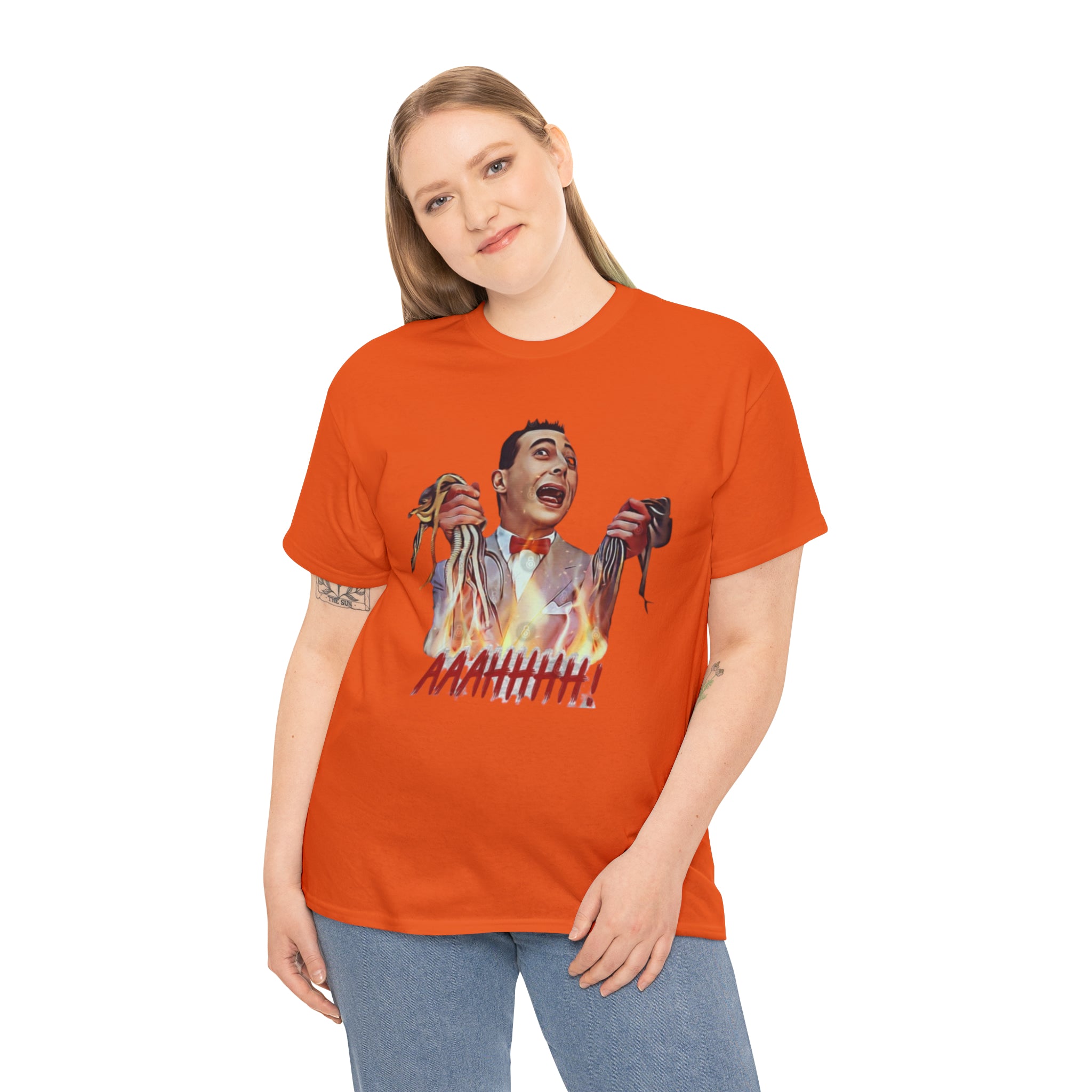 Pee Wee Herman-  Unisex Heavy Cotton T-Shirt - Creations by Chris and Carlos