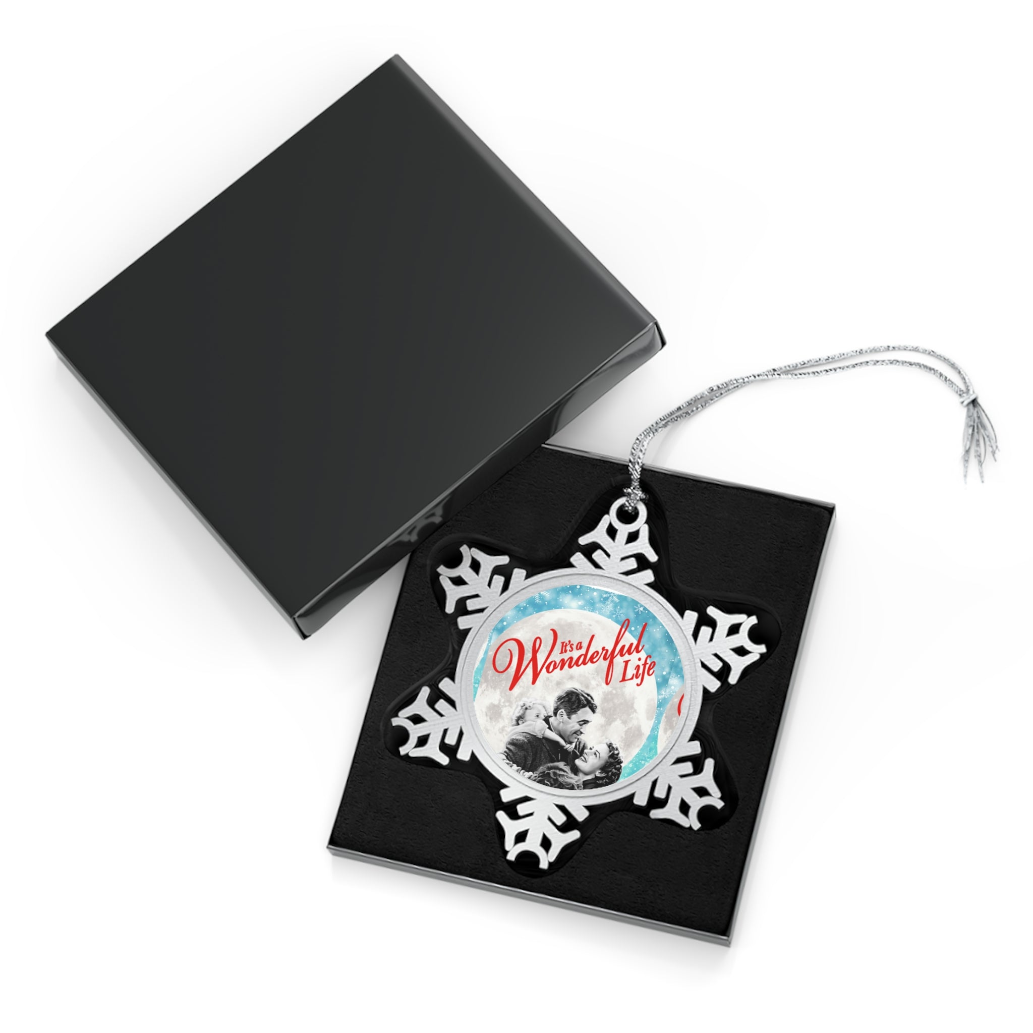 It's a Wonderful Life- Pewter Snowflake Ornament - Creations by Chris and Carlos