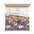 The Artisanal Flora Gallery Floral Duvet Cover — Bright Garden Bloom Microfiber Bedding - Creations by Chris and Carlos