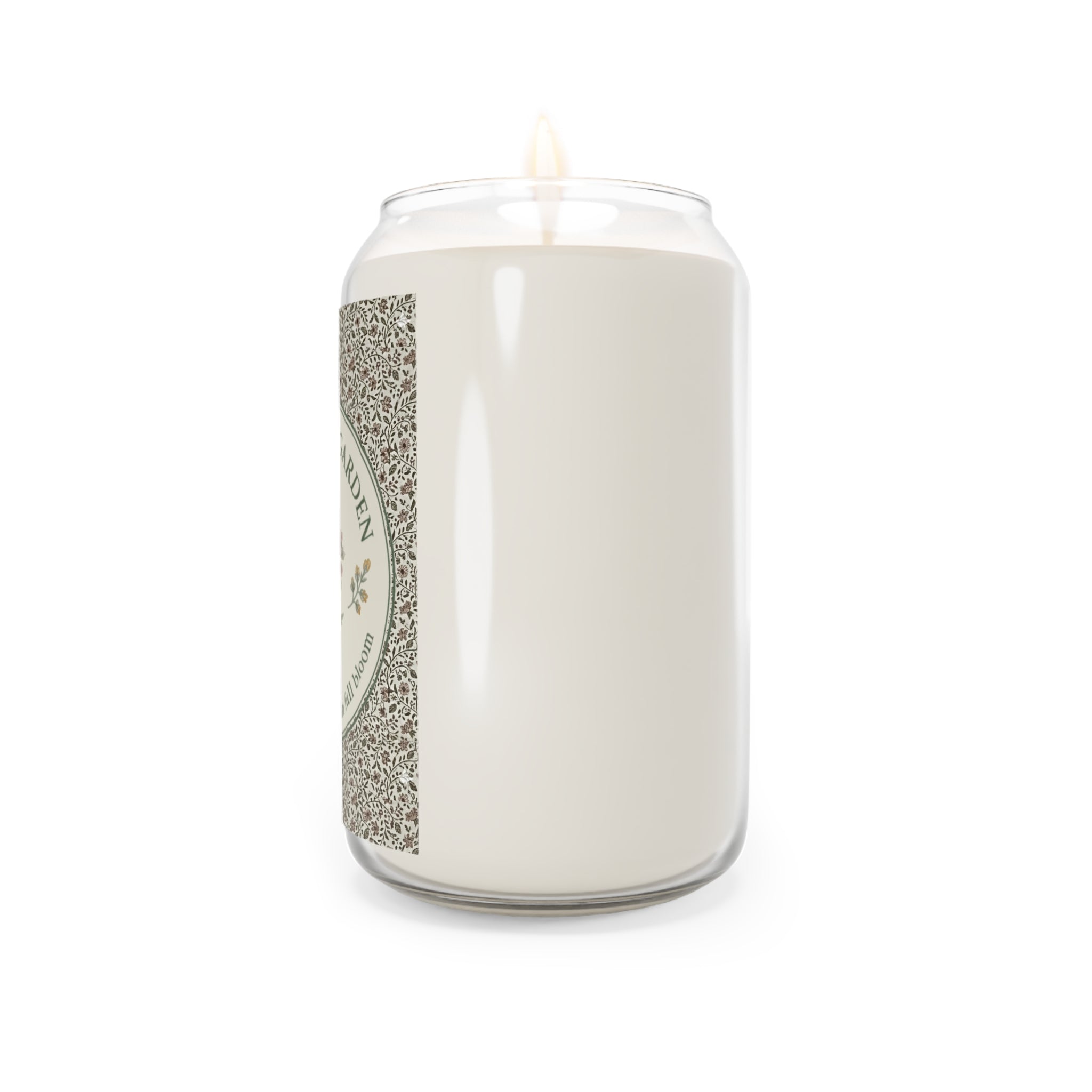Briarwood Garden Scented Soy Candle — 13.75oz Floral Jam Jar Candle - Creations by Chris and Carlos