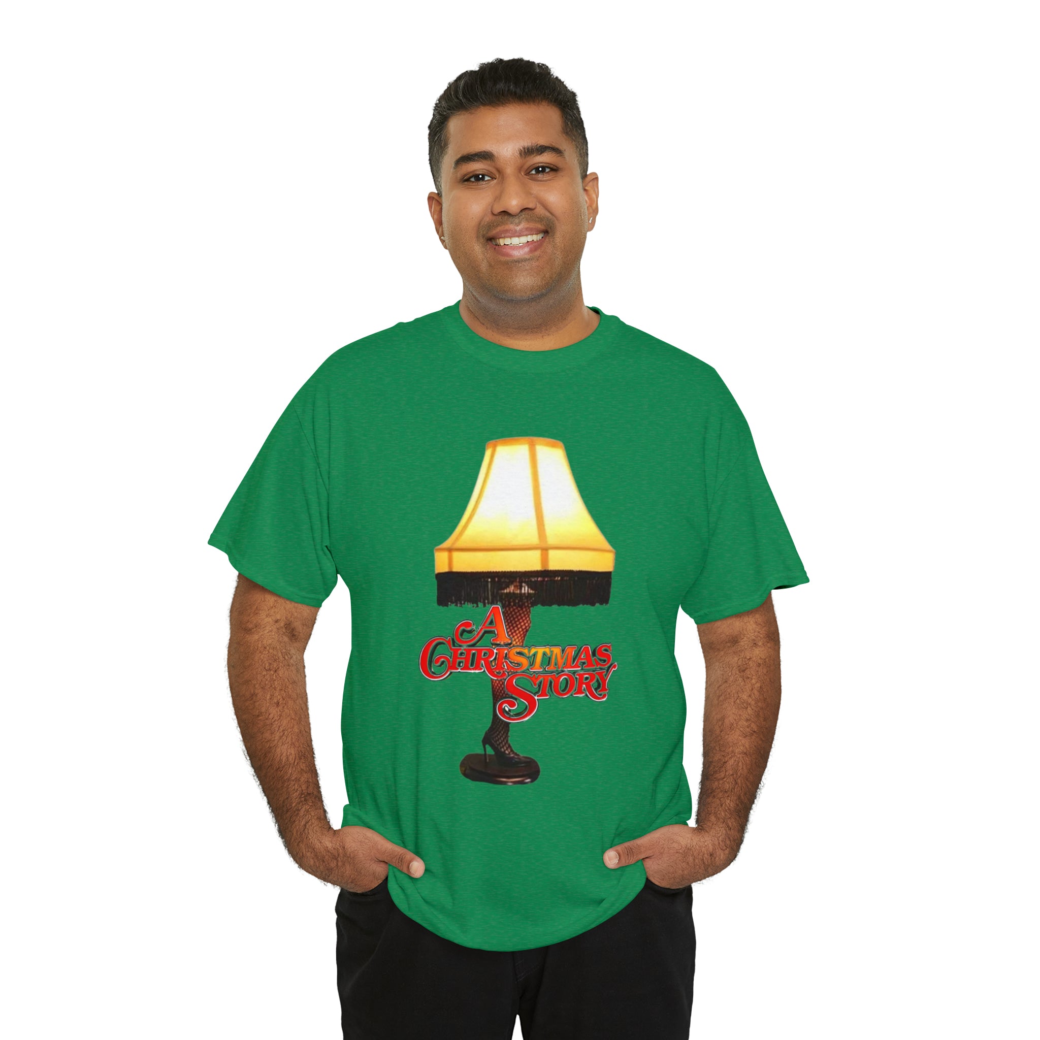 A Christmas Story- Leg Lamp Unisex Heavy Cotton T-Shirt - Creations by Chris and Carlos