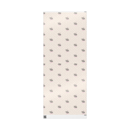 Easter Floral Mini Rose Wrapping Paper Roll — Pink Rosebud Gift Wrap - Creations by Chris and Carlos