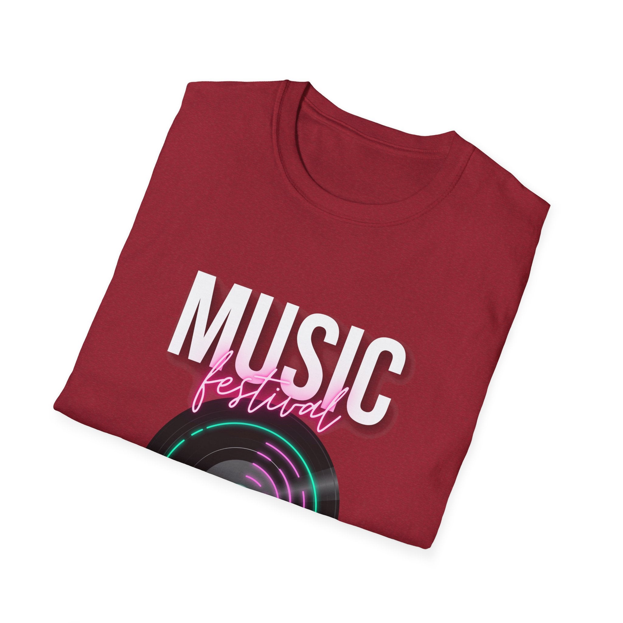 Music Festival T-Shirt — Retro Vinyl Design - Creations by Chris and Carlos