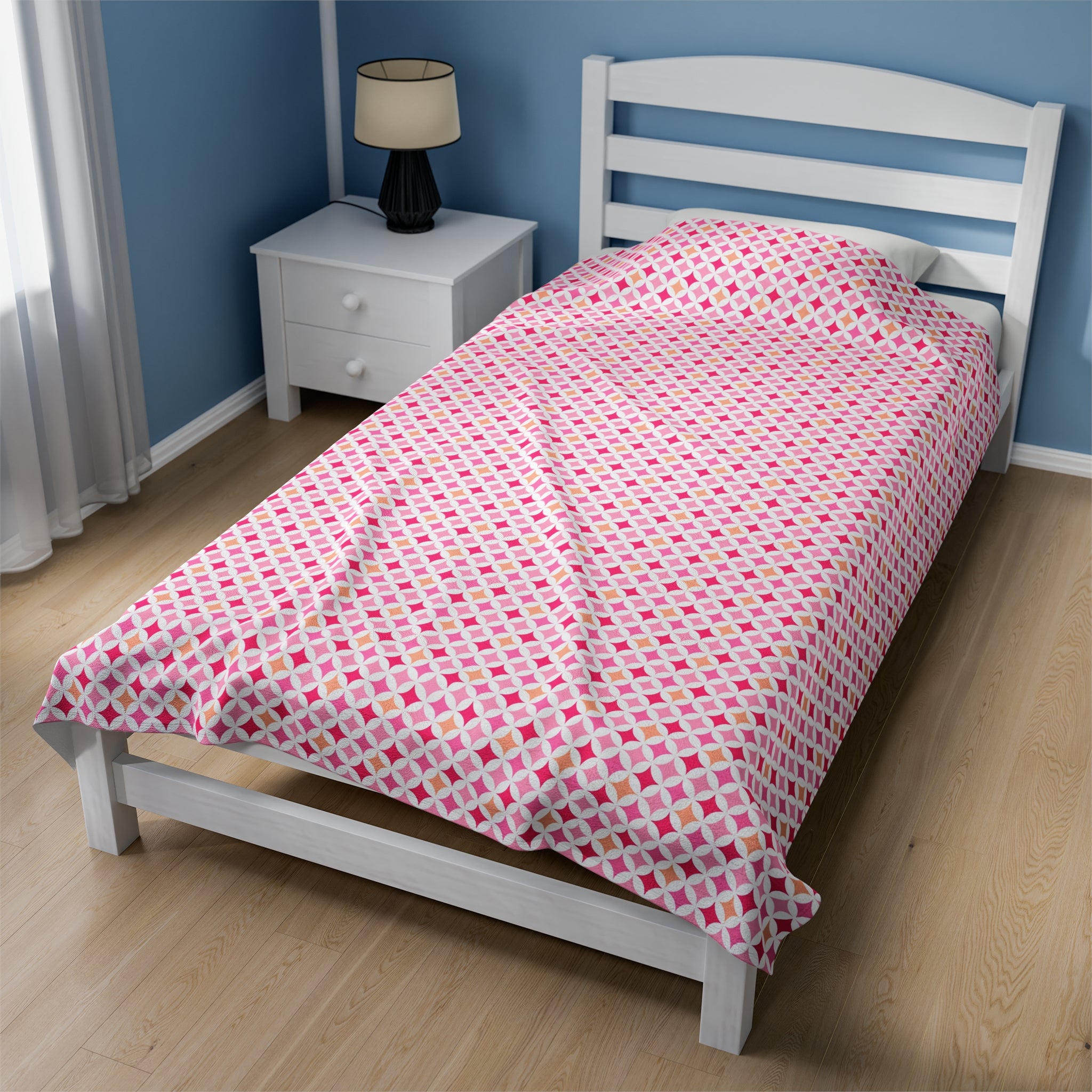 Barbie Pink- Velveteen Plush CuddleLux Bliss Blanket - Creations by Chris and Carlos