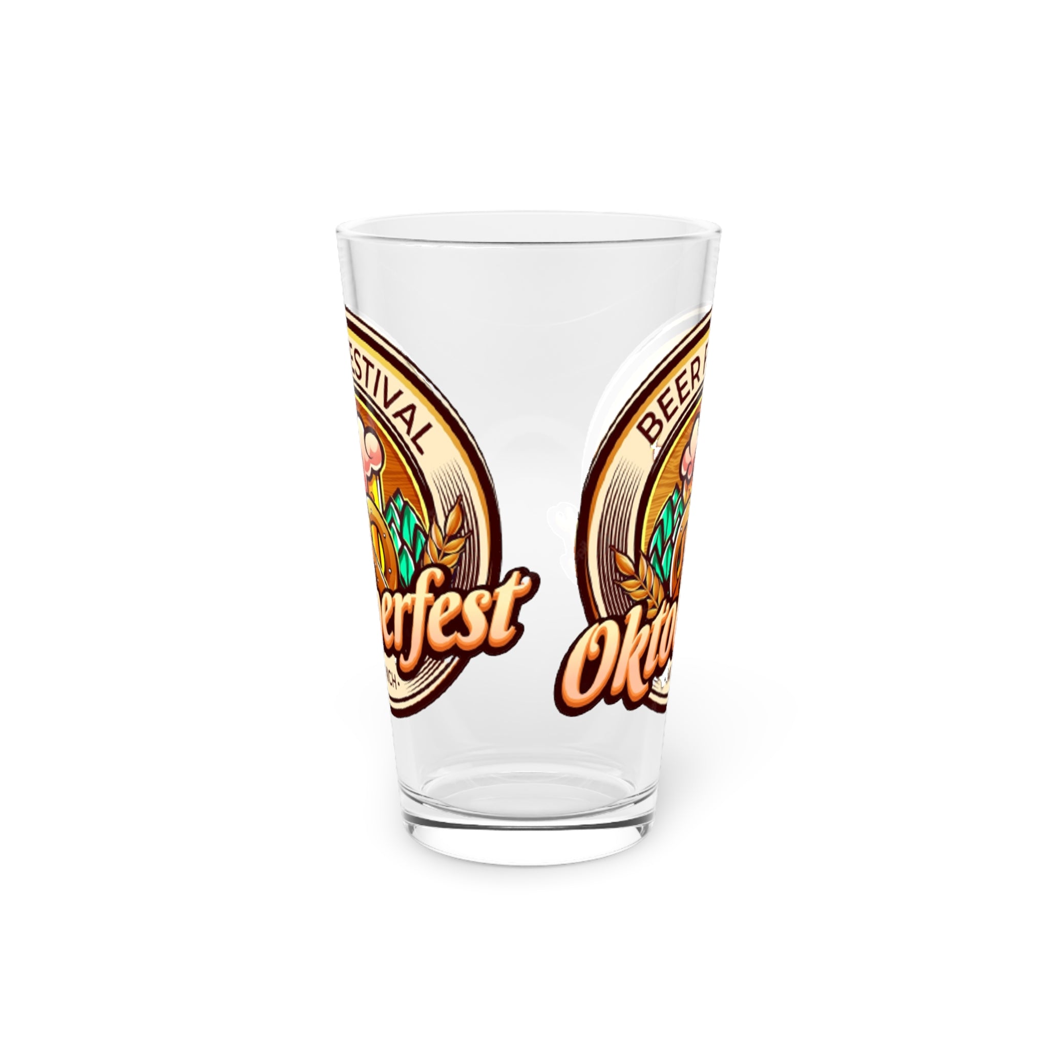 Oktoberfest- Pint Glass, 16oz - Creations by Chris and Carlos