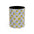 Lemon Blossom Ceramic Mug — Blue Floral Citrus Pattern (11oz & 15oz)