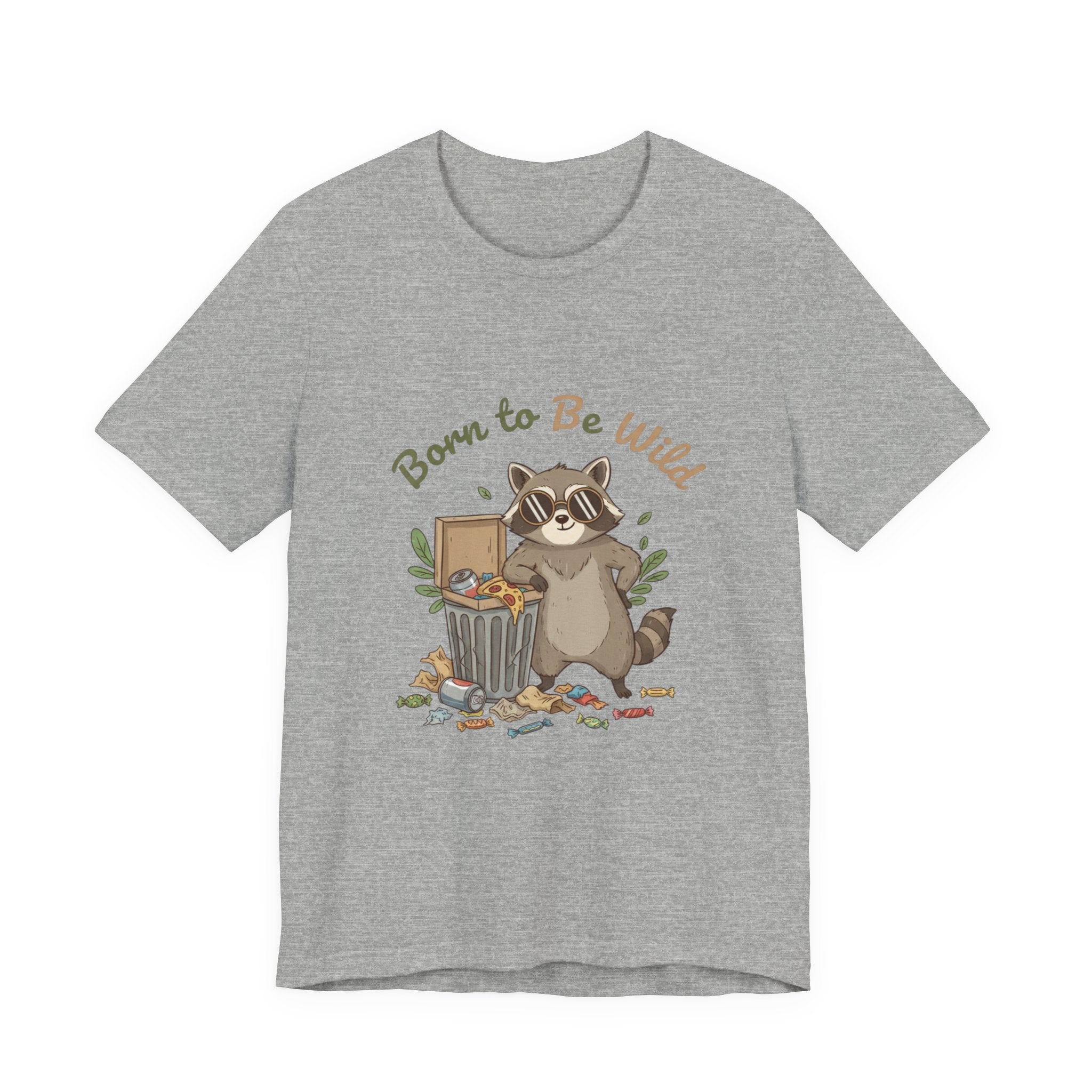 Trash Panda Raccoon Doodle Tee | goofy critter, possum art - Creations by Chris and Carlos