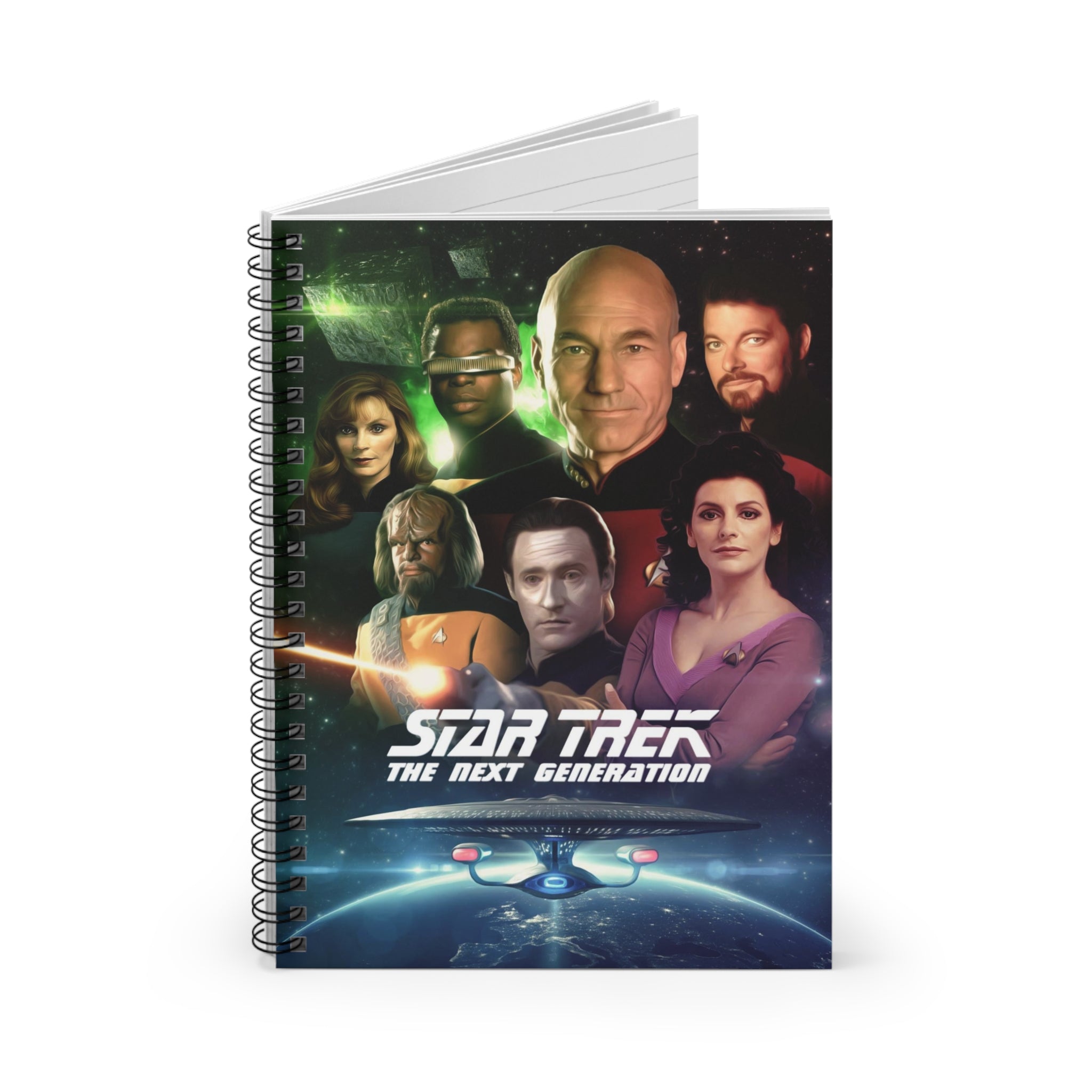 Star Trek The Next Generation- Spiral Notebook - Ruled Line - Creations by Chris and Carlos
